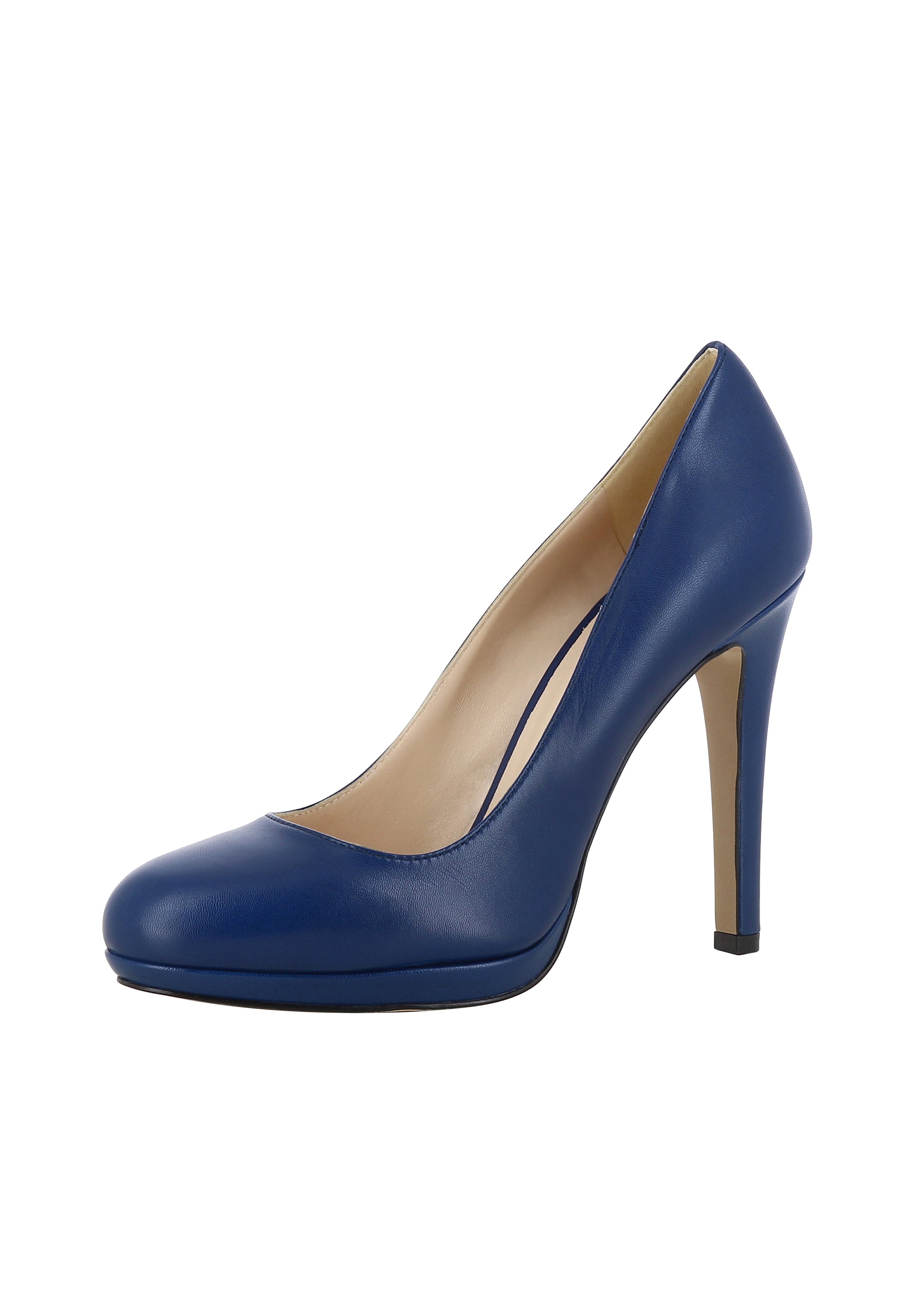 CRISTINA Damen Pumps  -  Glattleder blau