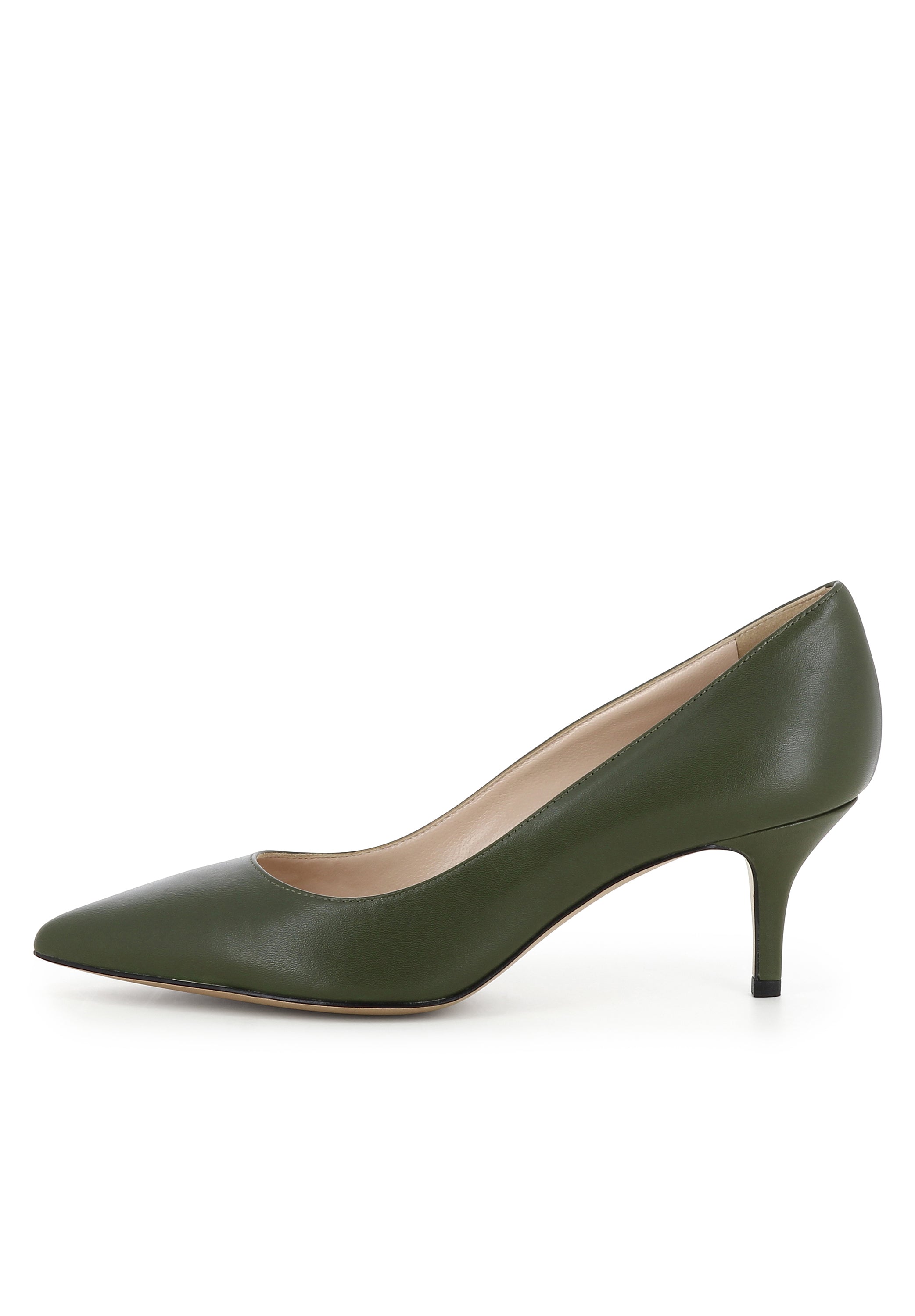 GIULIA Damen Pumps  -  Glattleder grün