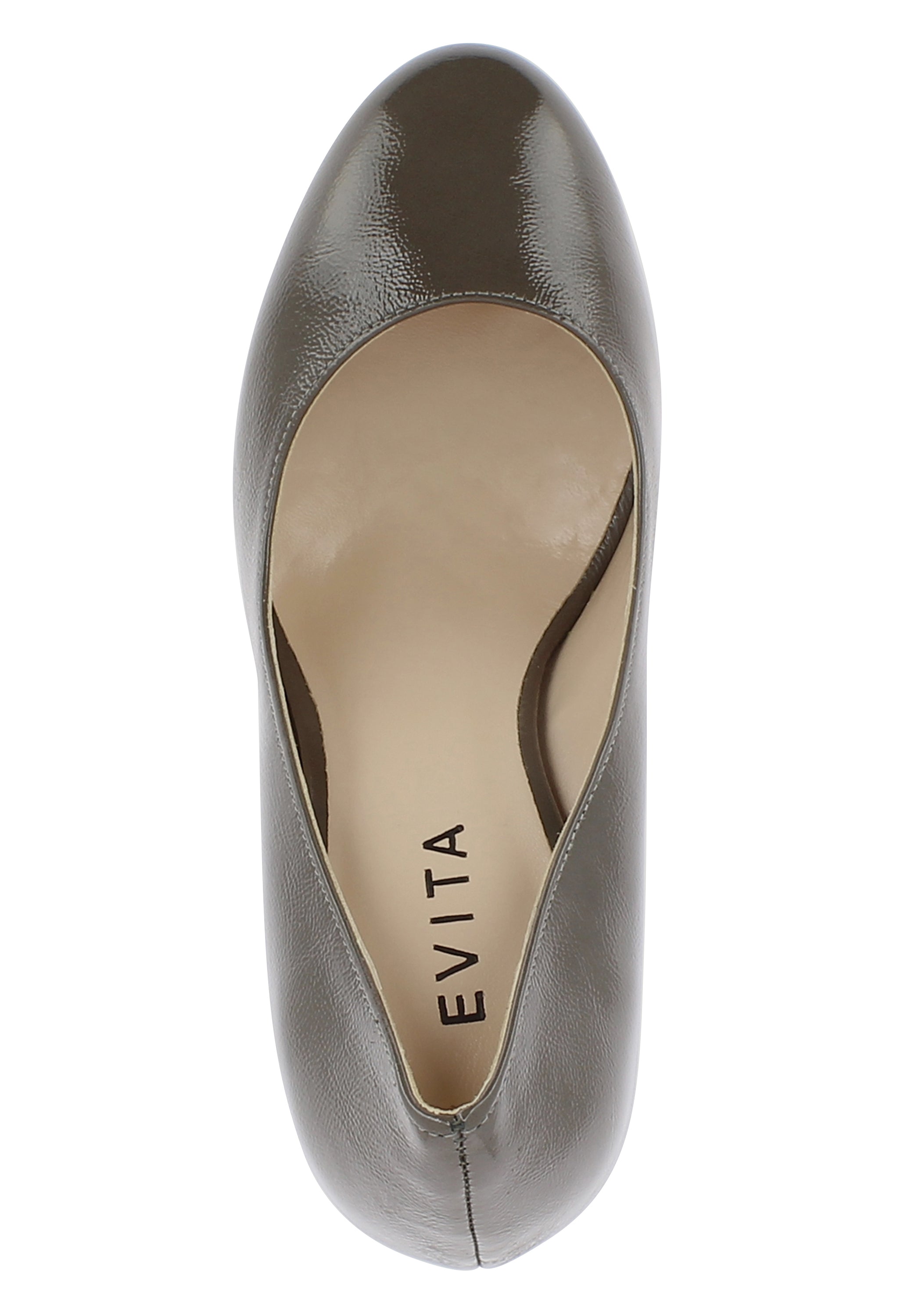 RICCARDA Damen Pumps  -  Glattleder fango
