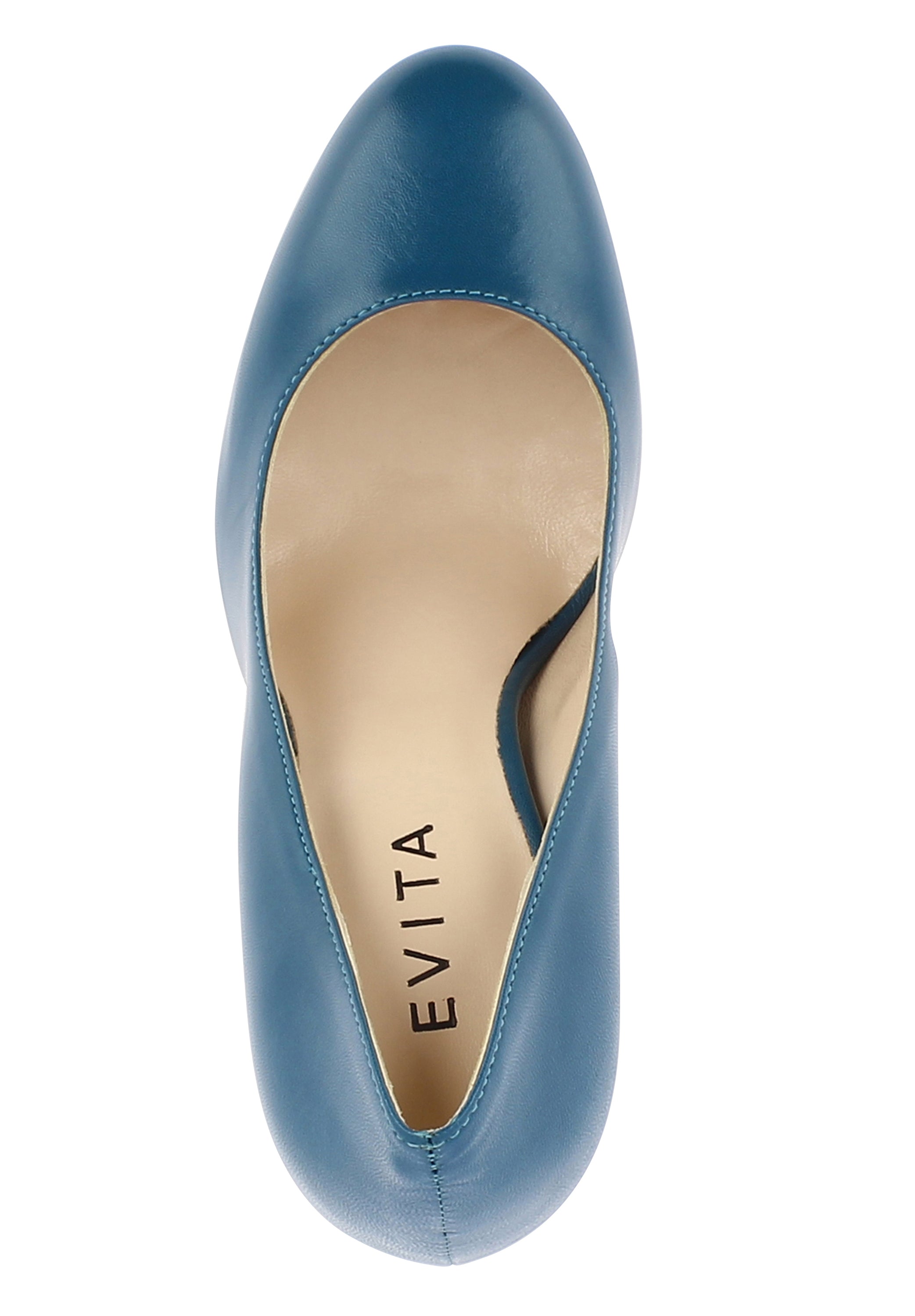 CRISTINA Damen Pumps  -  Glattleder türkis