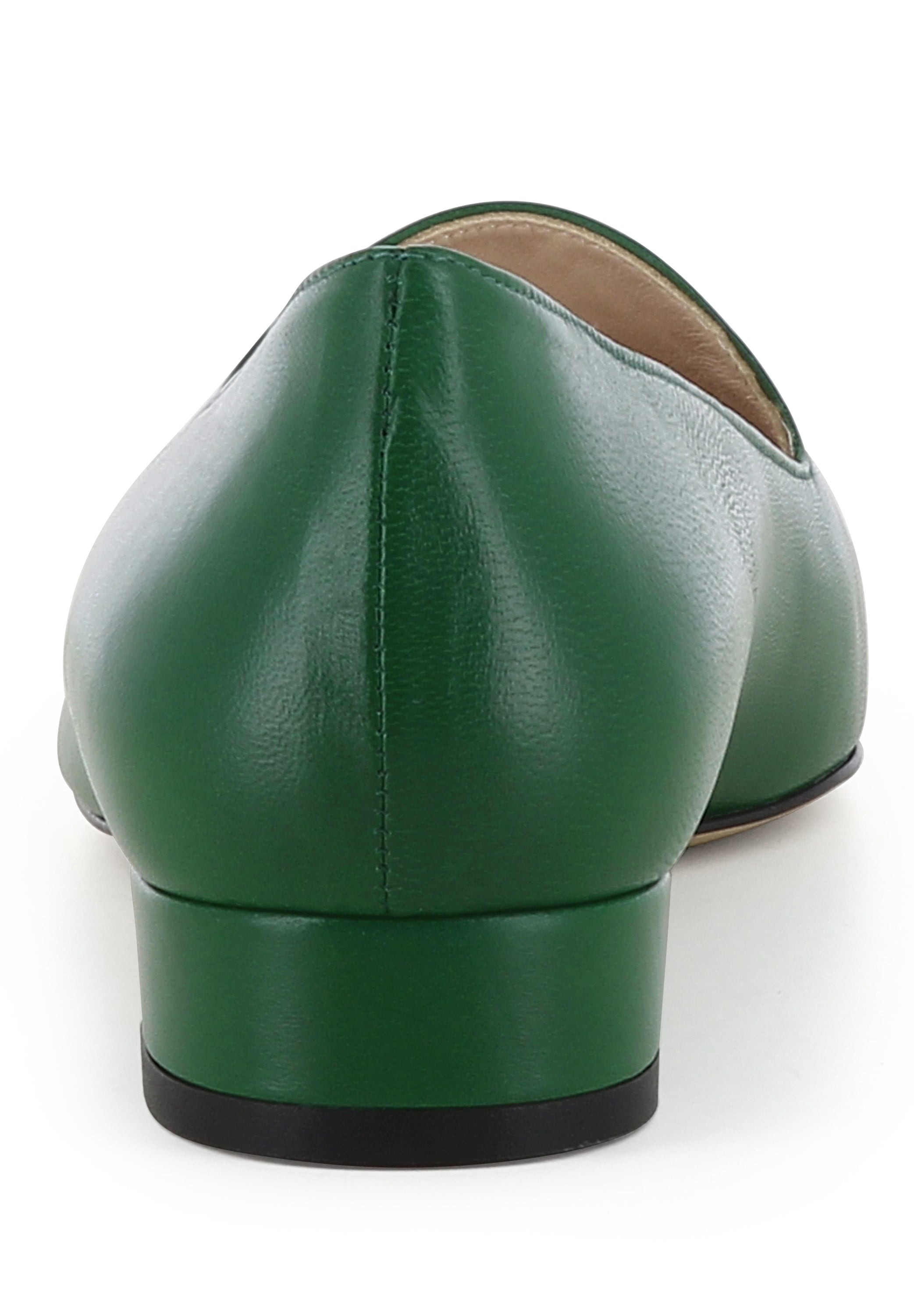 FRANCA Damen Slipper  -  Glattleder grün