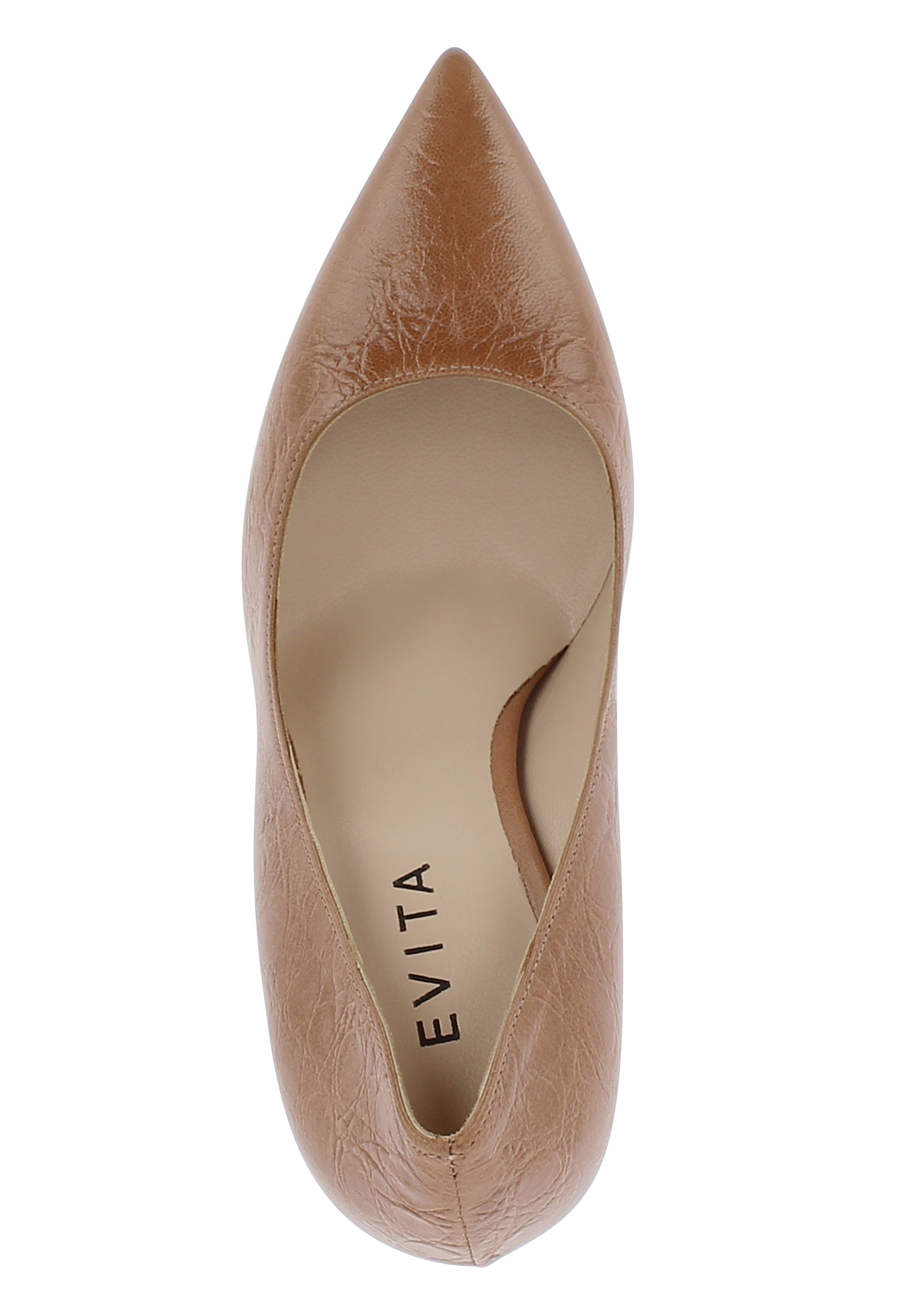 ALINA Damen Pumps  -  Glattleder beige