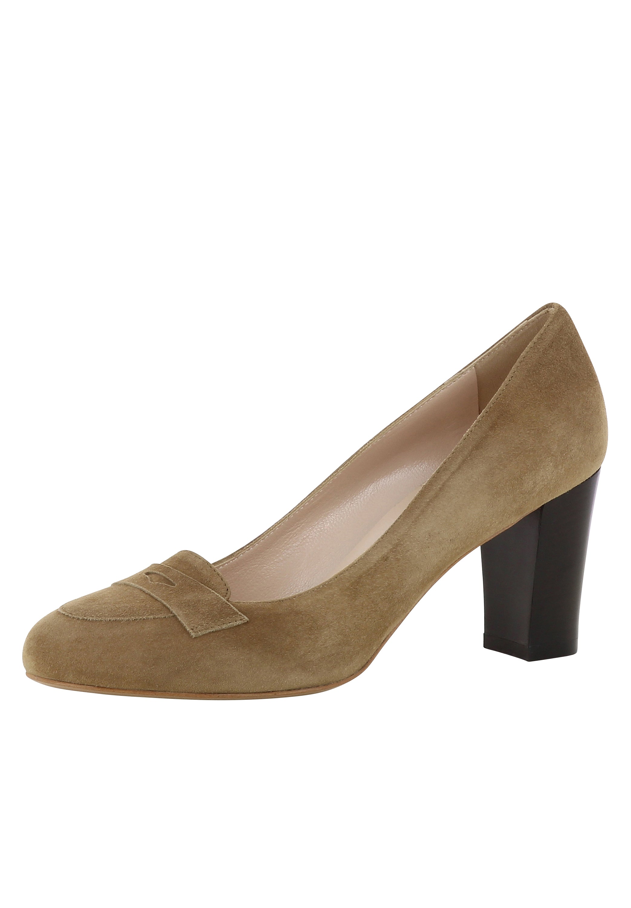 BIANCA Damen Pumps  -  Glattleder hellbraun
