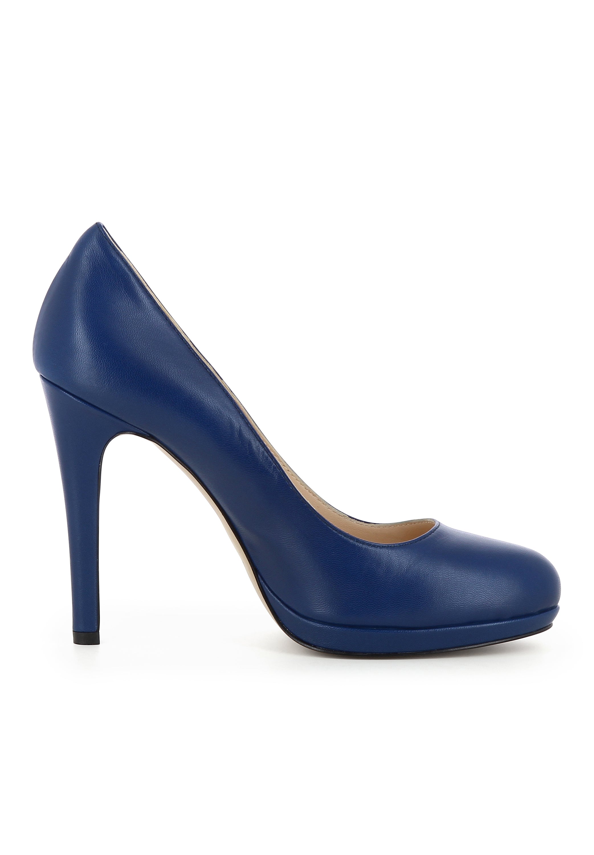 CRISTINA Damen Pumps  -  Glattleder blau
