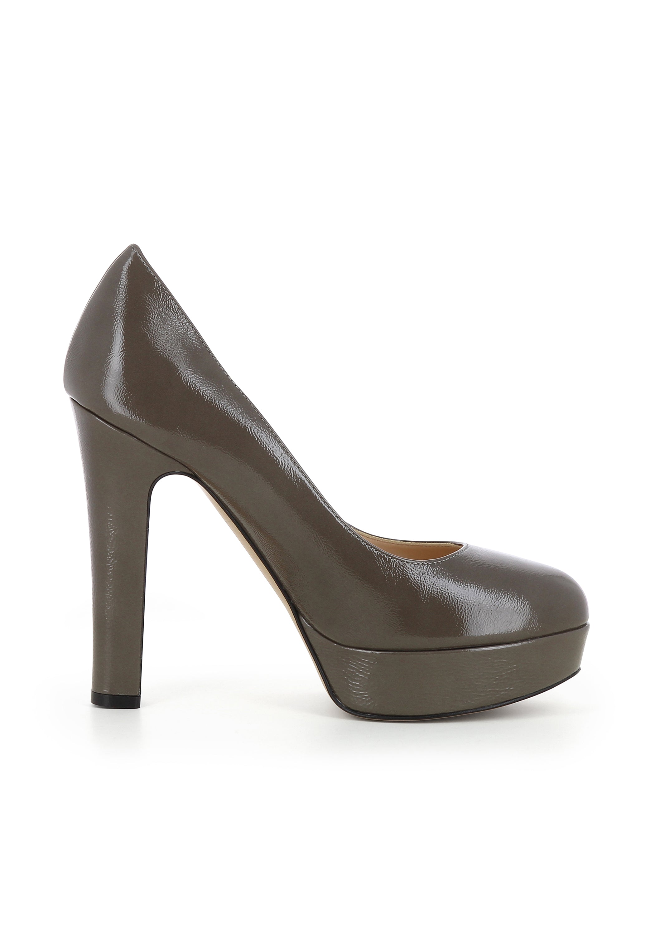 RICCARDA Damen Pumps  -  Glattleder fango
