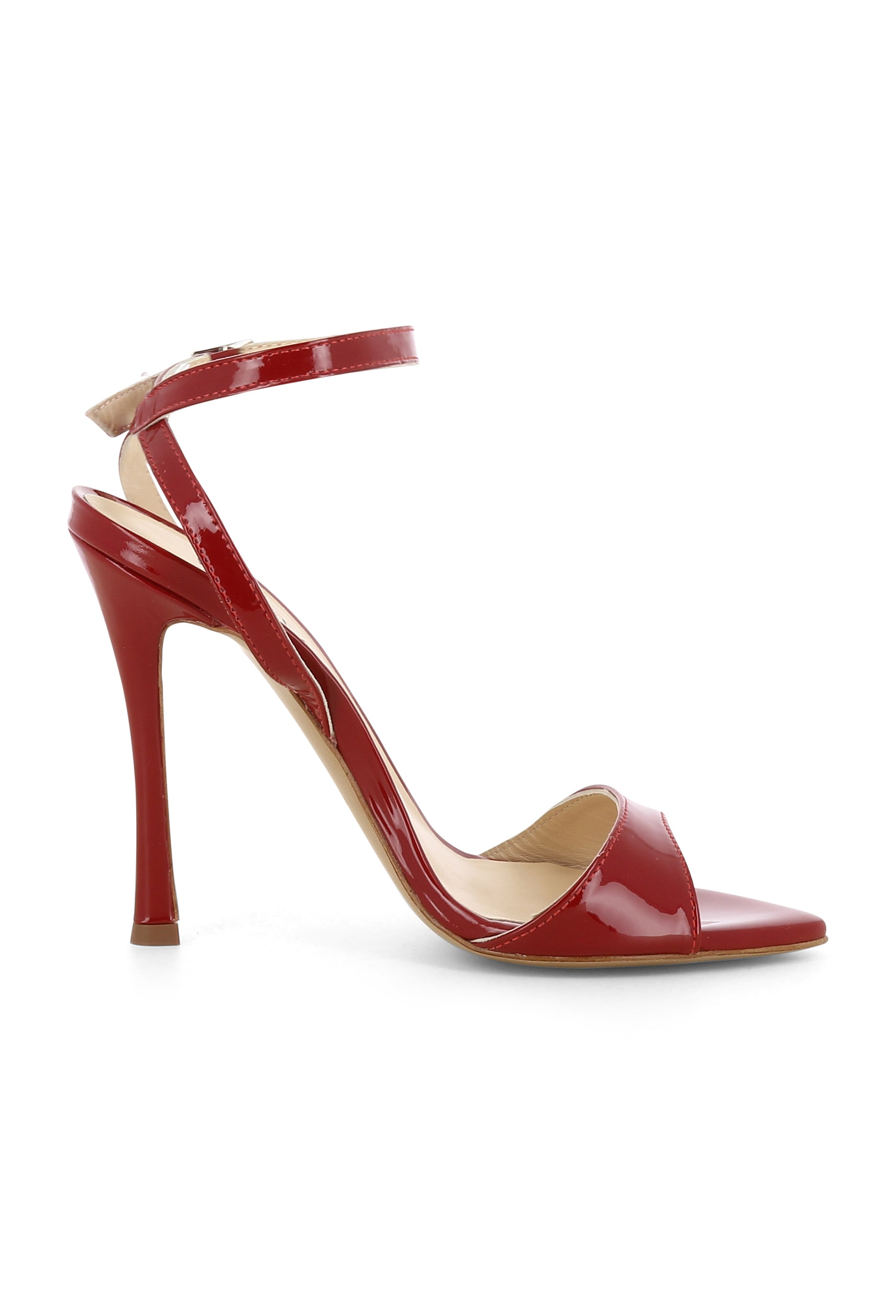 MONICA Damen Sandalette - Lackleder Rot