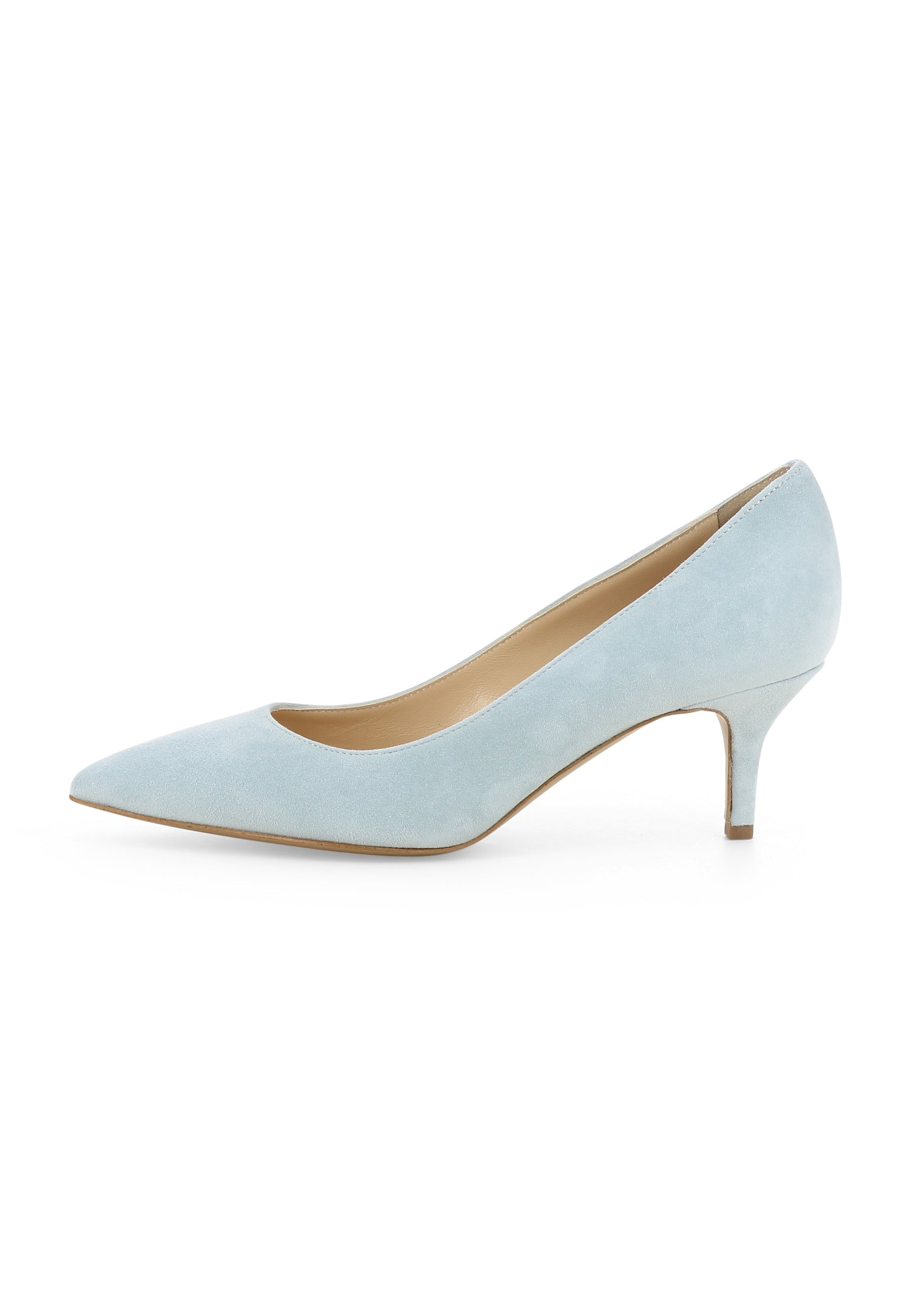 GIULIA Damen Pumps - Wildleder Hellblau