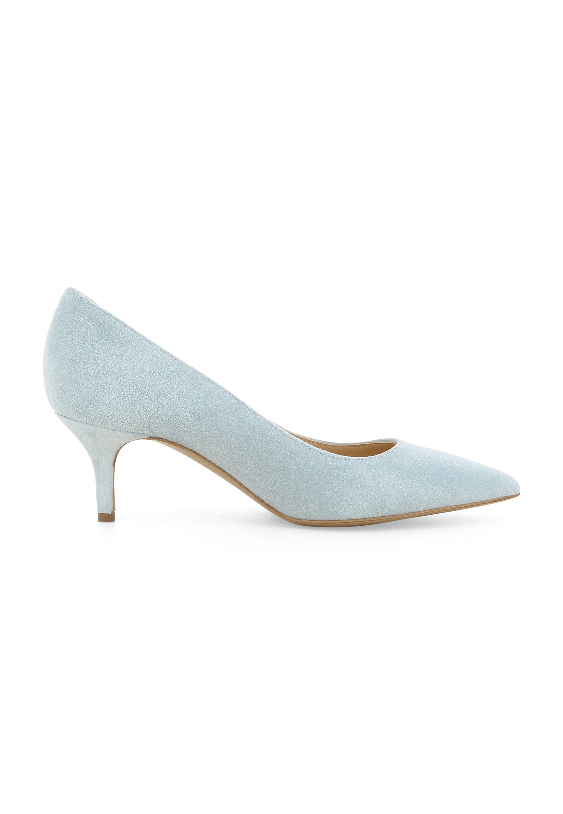 GIULIA Damen Pumps - Wildleder Hellblau
