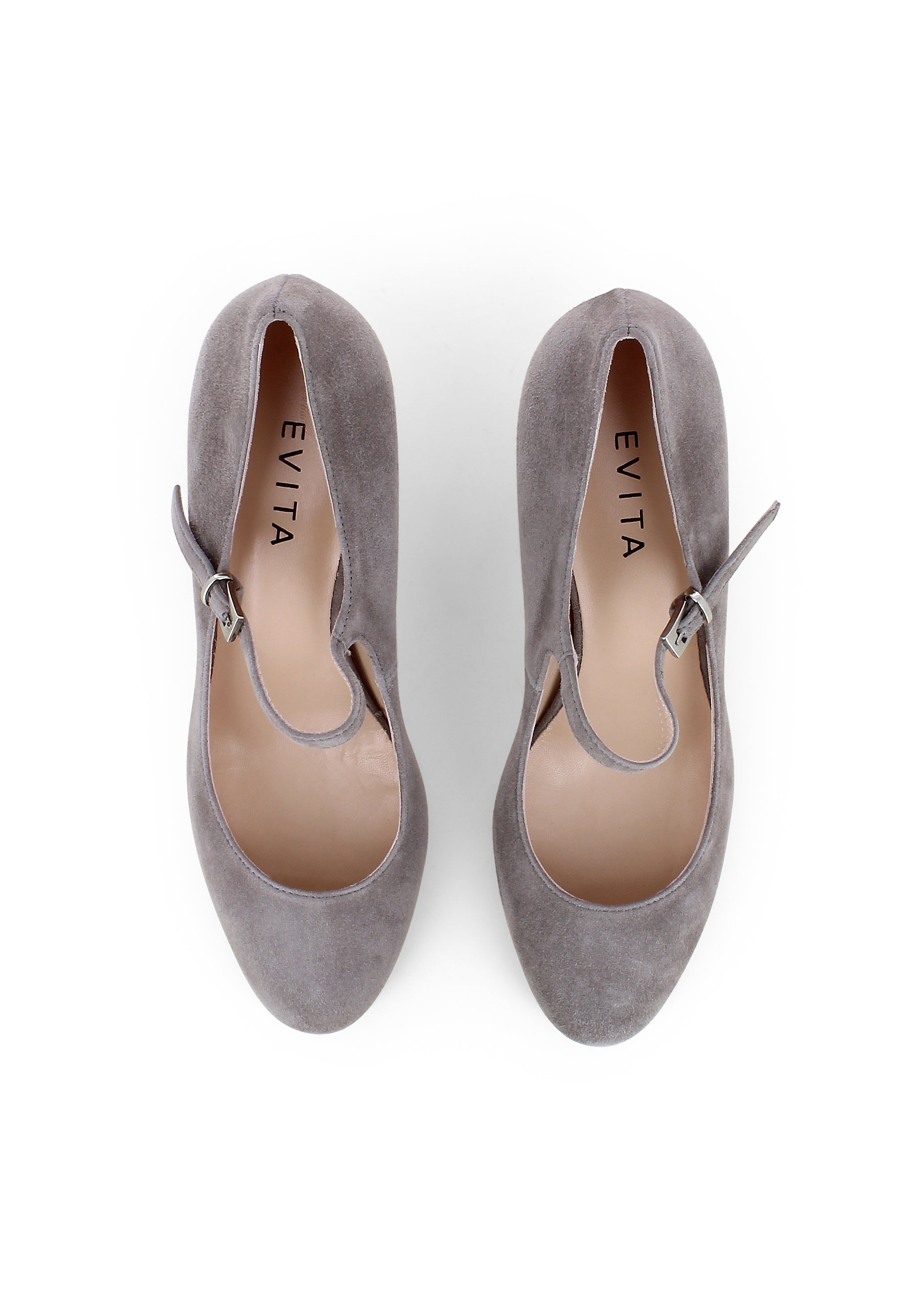 BIANCA Damen Pumps  -  Rauleder greige