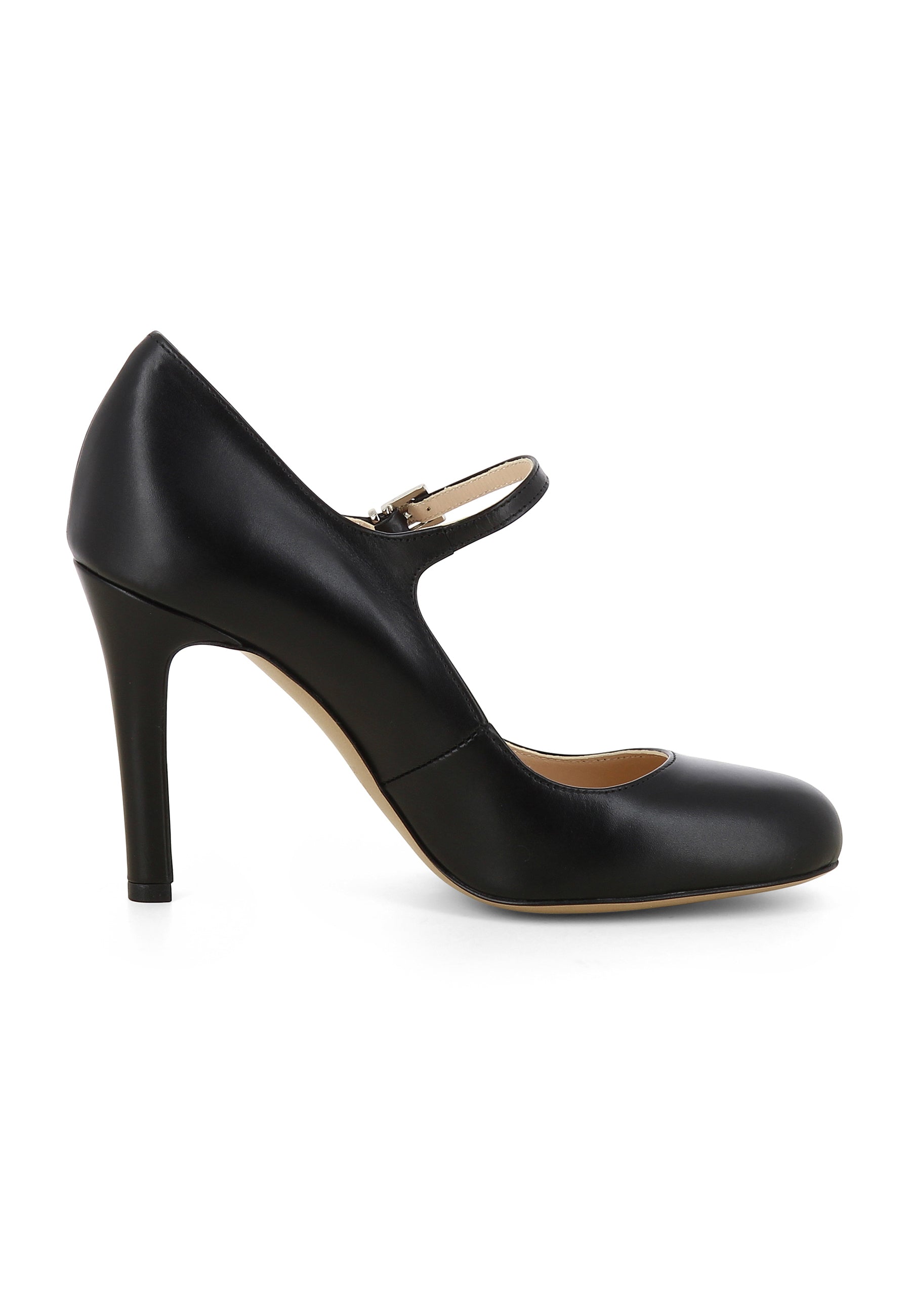 CRISTINA Damen Pumps  -  Glattleder Schwarz