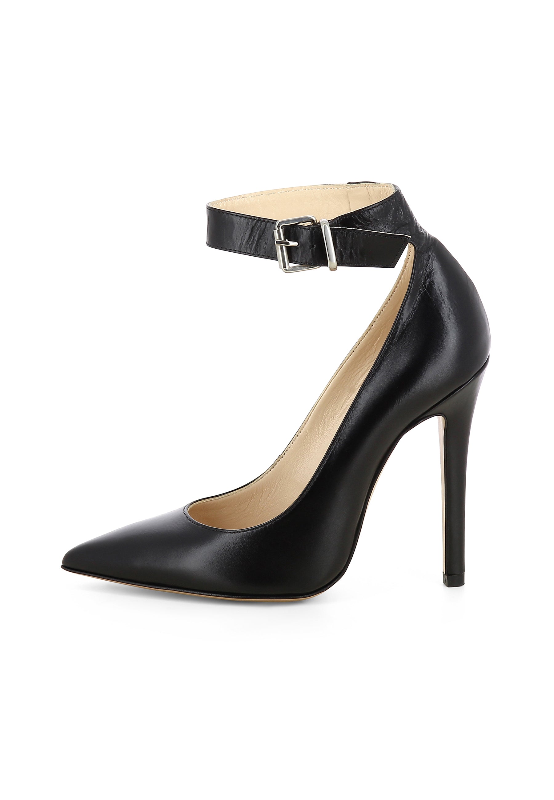 LISA Damen Pumps  -  Glattleder Schwarz