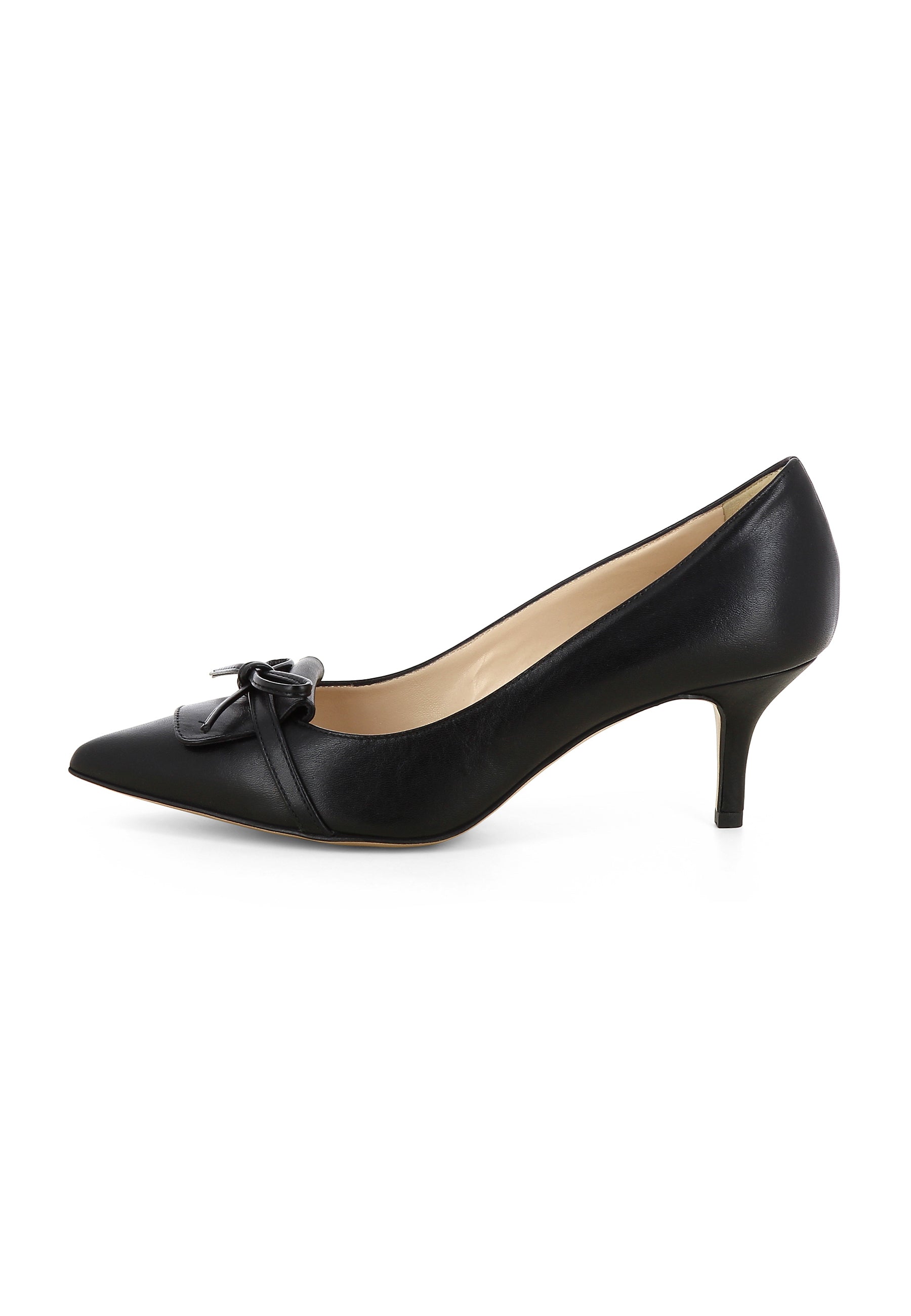 GIULIA Damen Pumps  -  Glattleder Schwarz
