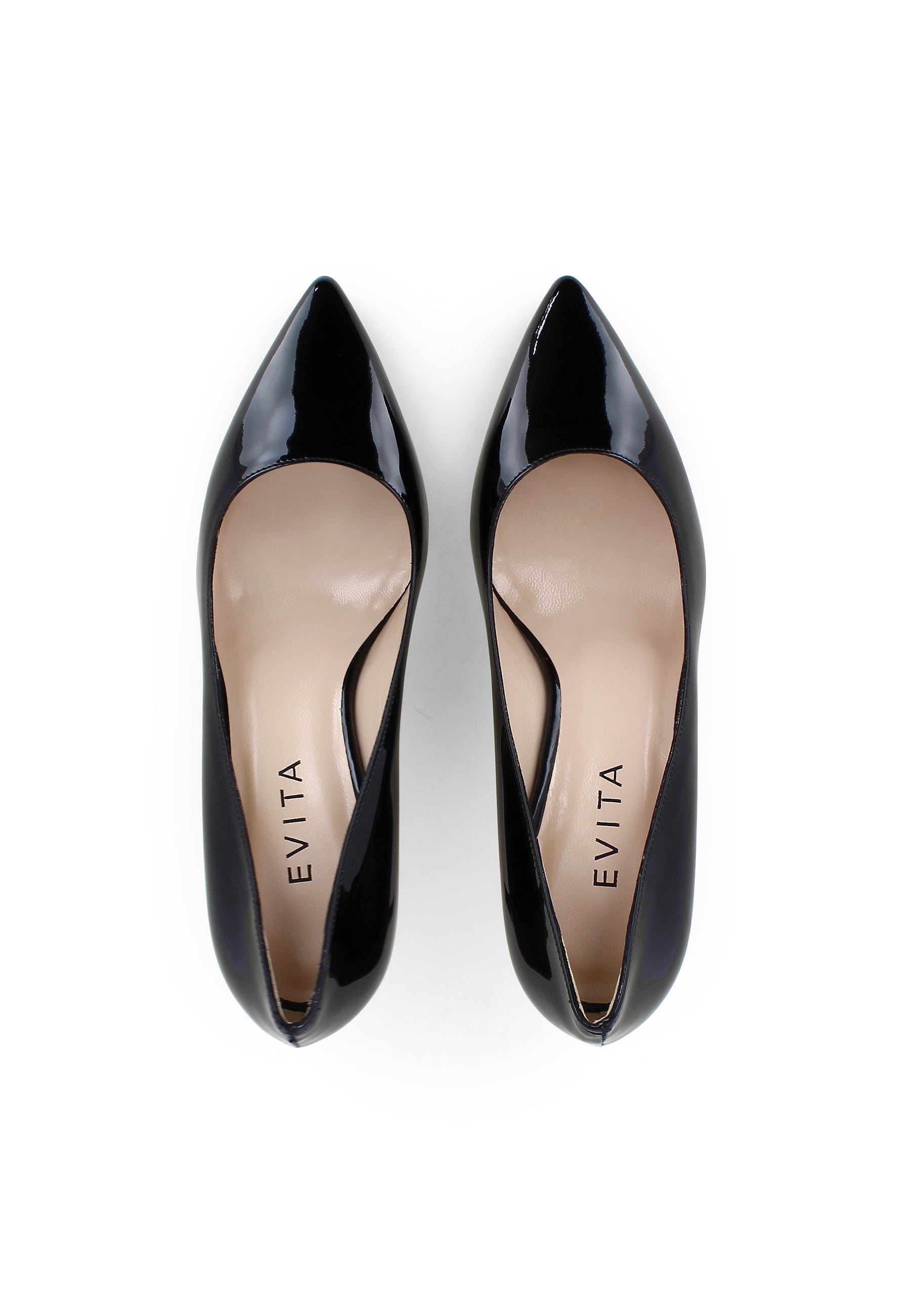 GIULIA Women's Pumps - Black Patent Leather