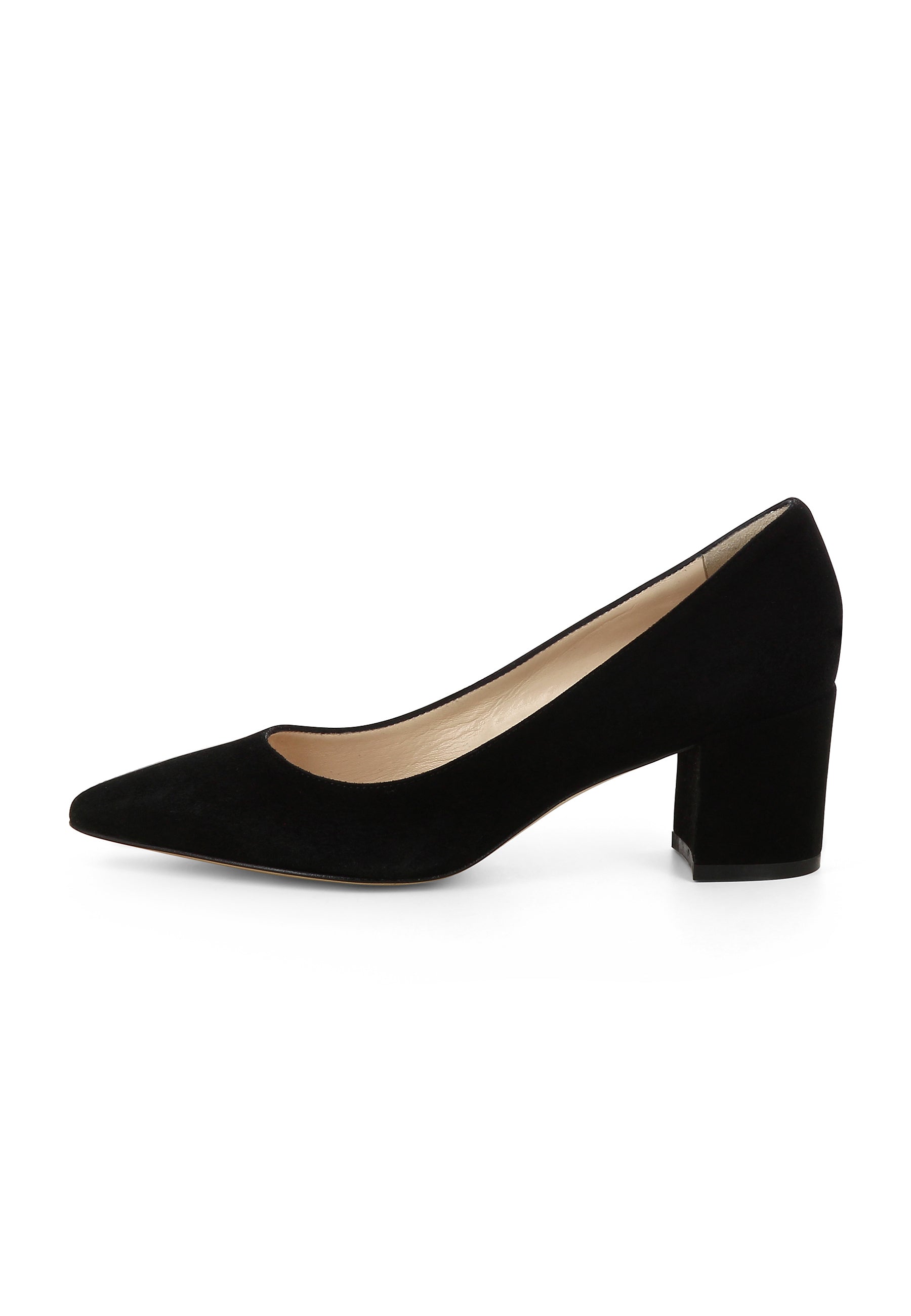 ROMINA Damen Pumps  -  Rauleder Schwarz