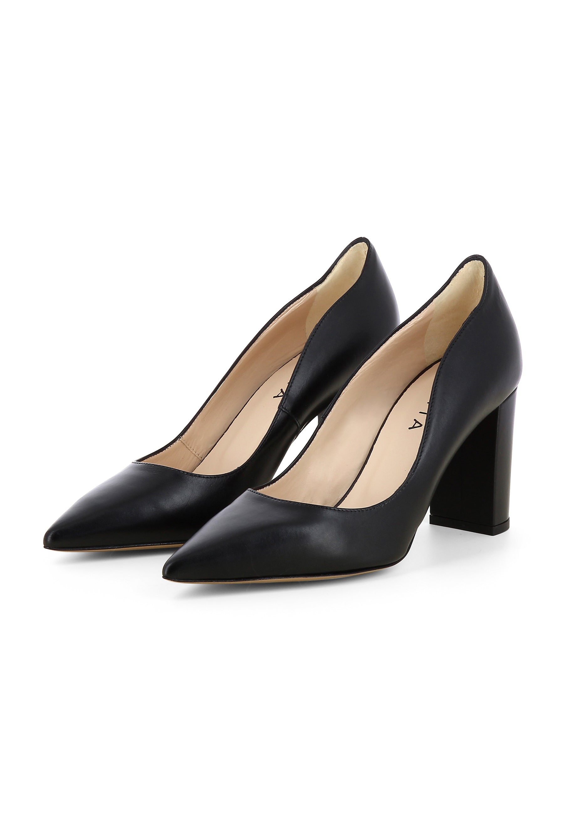JESSICA Women's Pumps - Smooth Leather Black