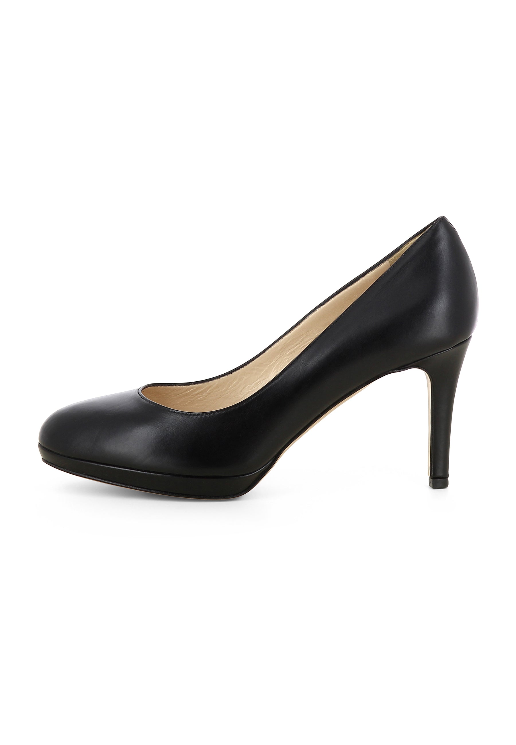 BIANCA Damen Pumps  -  Glattleder Schwarz