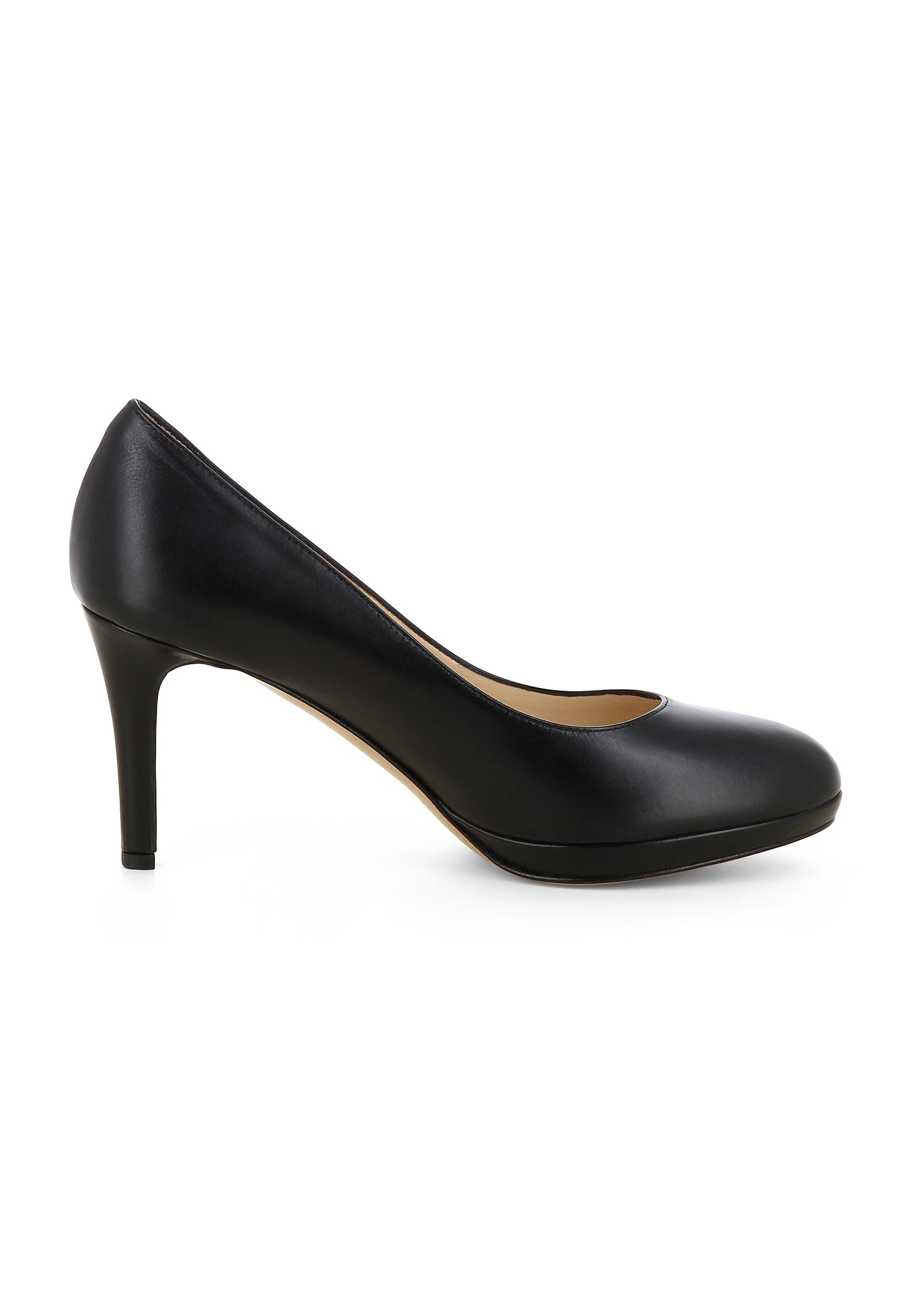 BIANCA Damen Pumps  -  Glattleder Schwarz