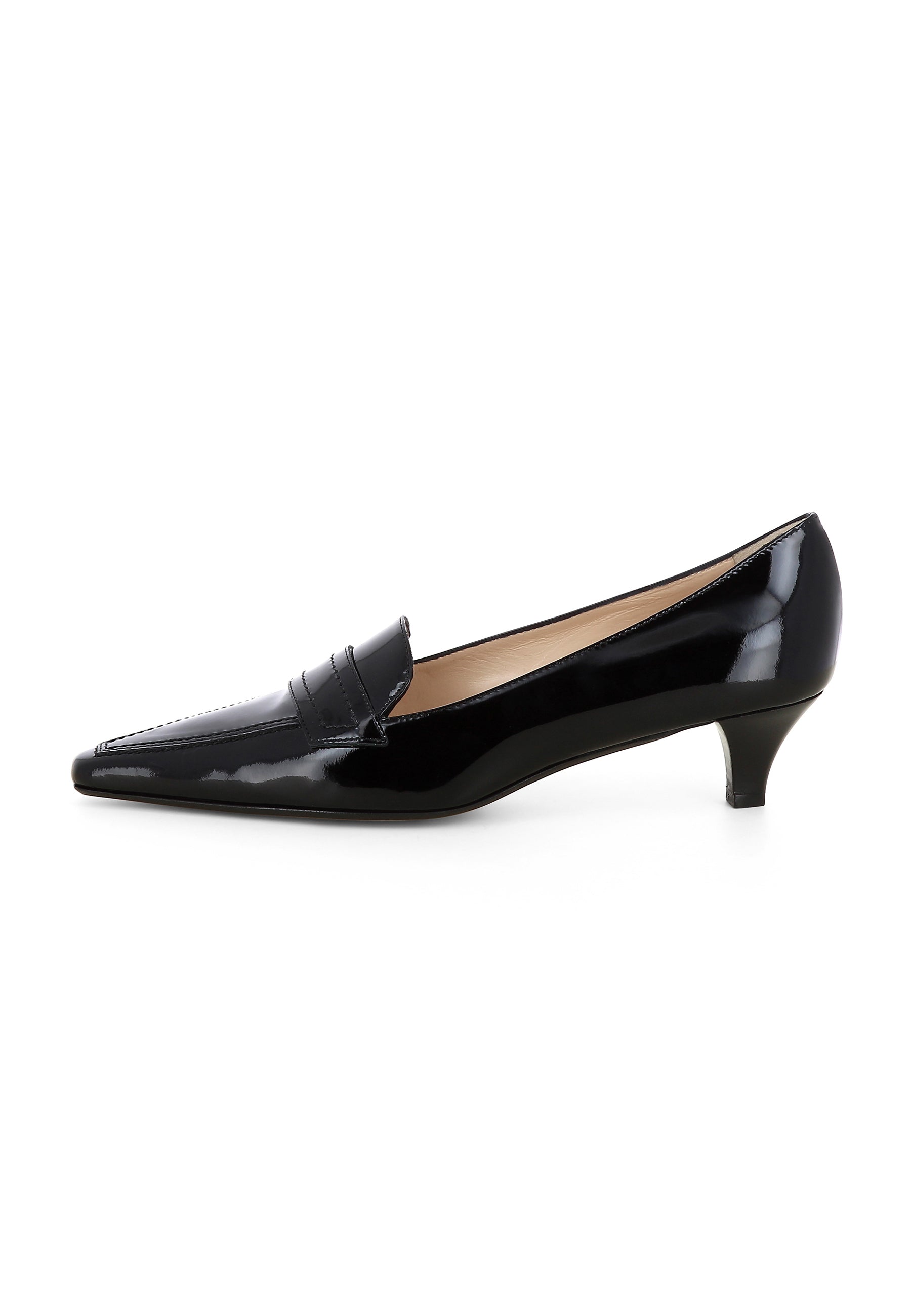 LIA Damen Pumps  -  Lackleder Schwarz