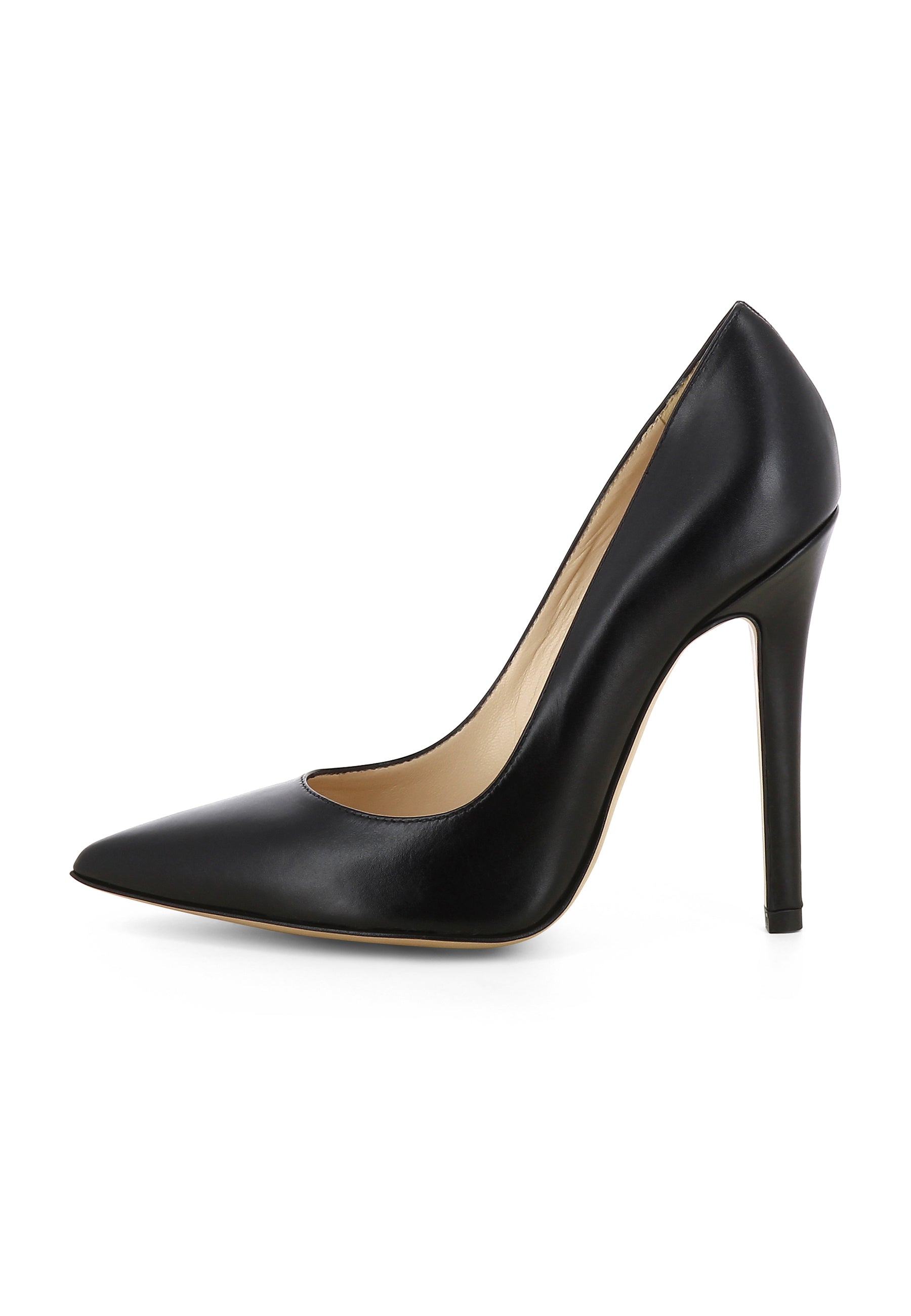 LISA Damen Pumps  -  Glattleder Schwarz