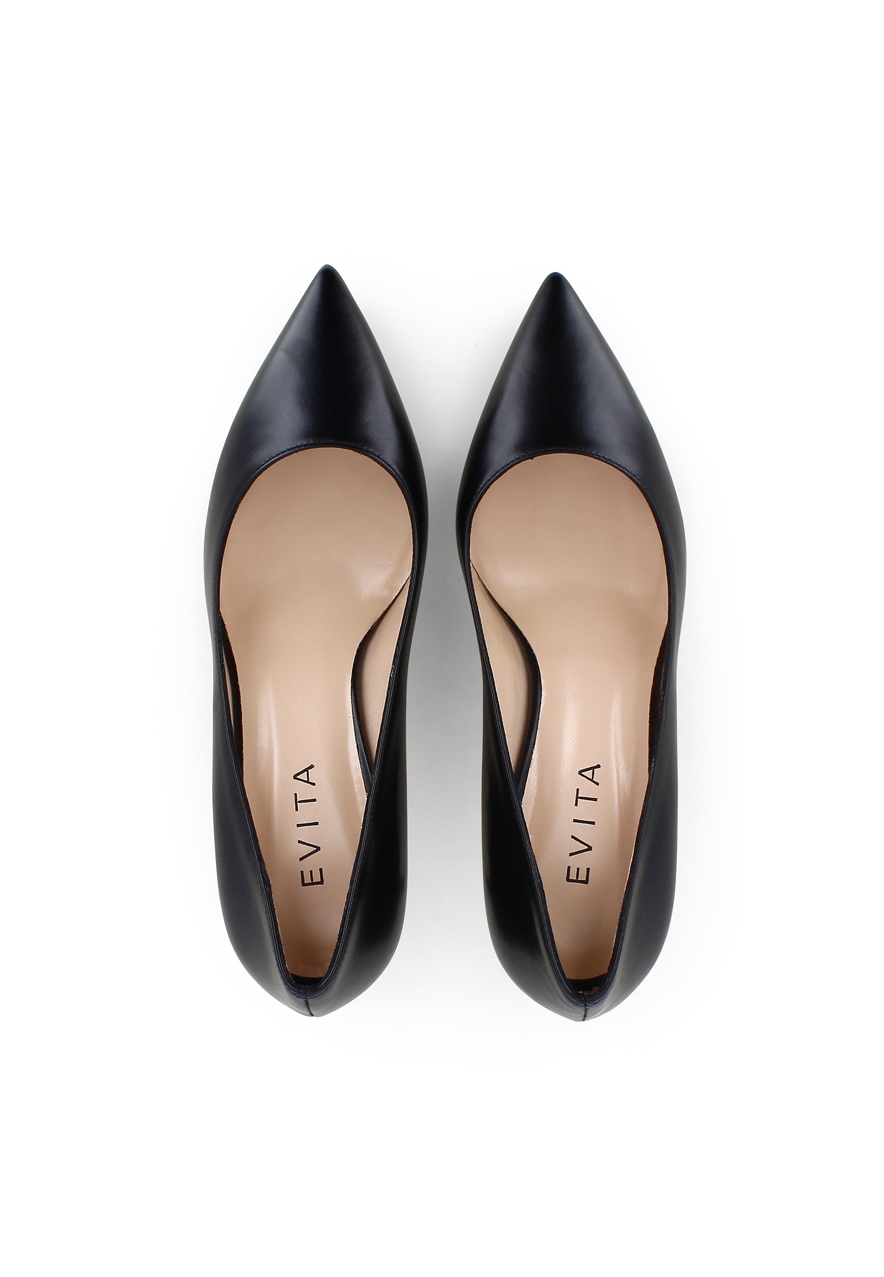 GIULIA Women's Pumps - Smooth Leather Black