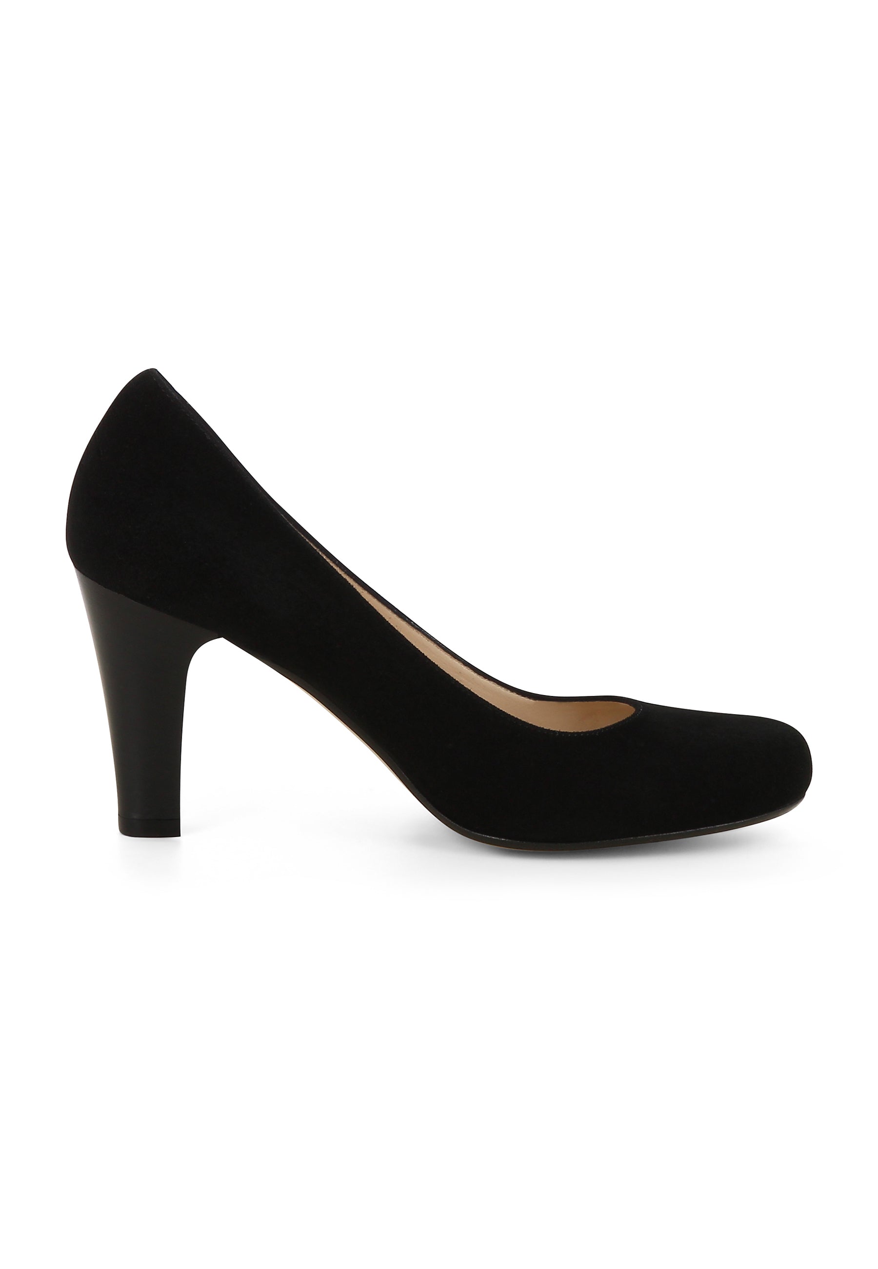 MARIA Damen Pumps  -  Rauleder Schwarz