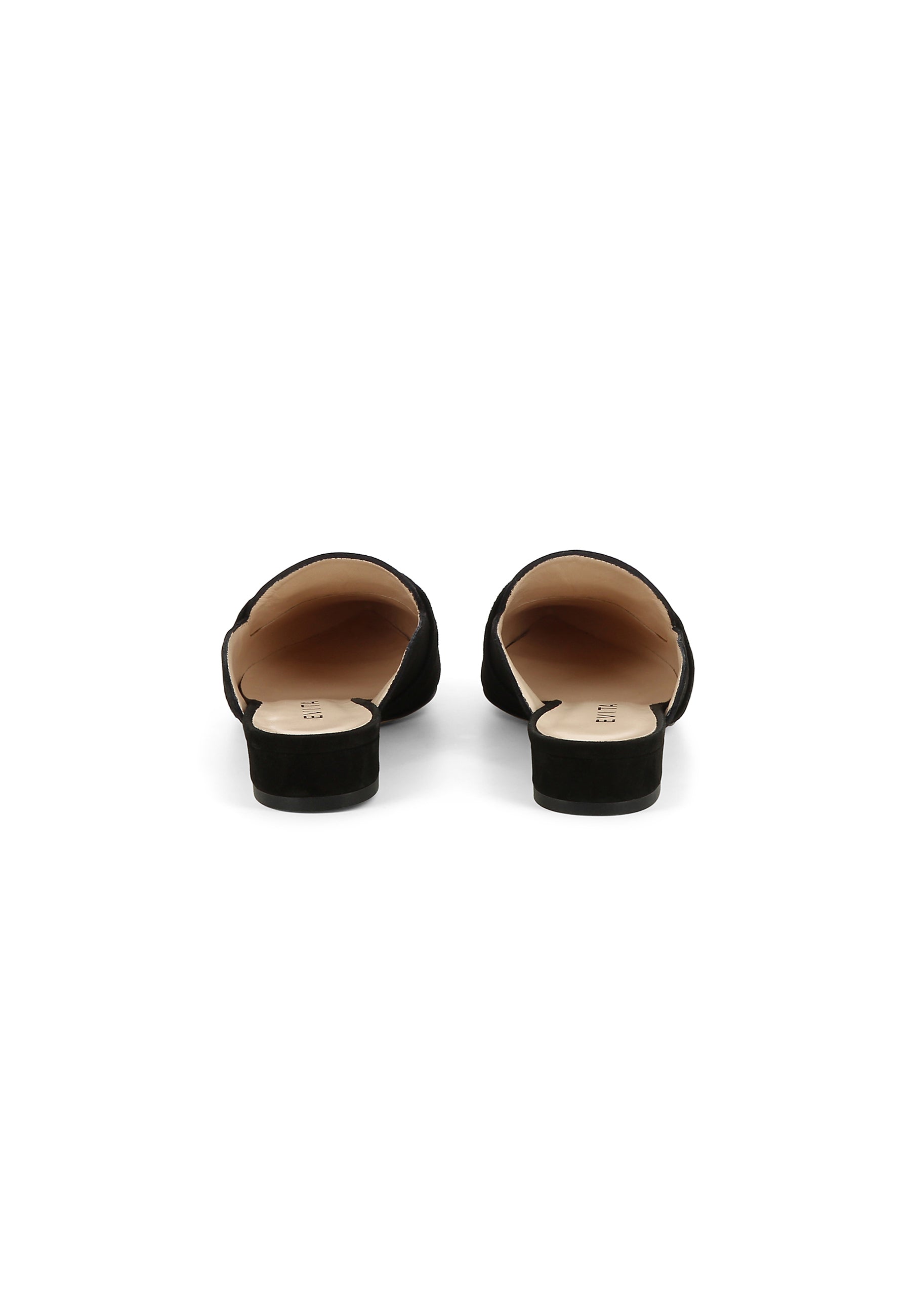 FRANCA Damen Pantolette  -  Velours Schwarz