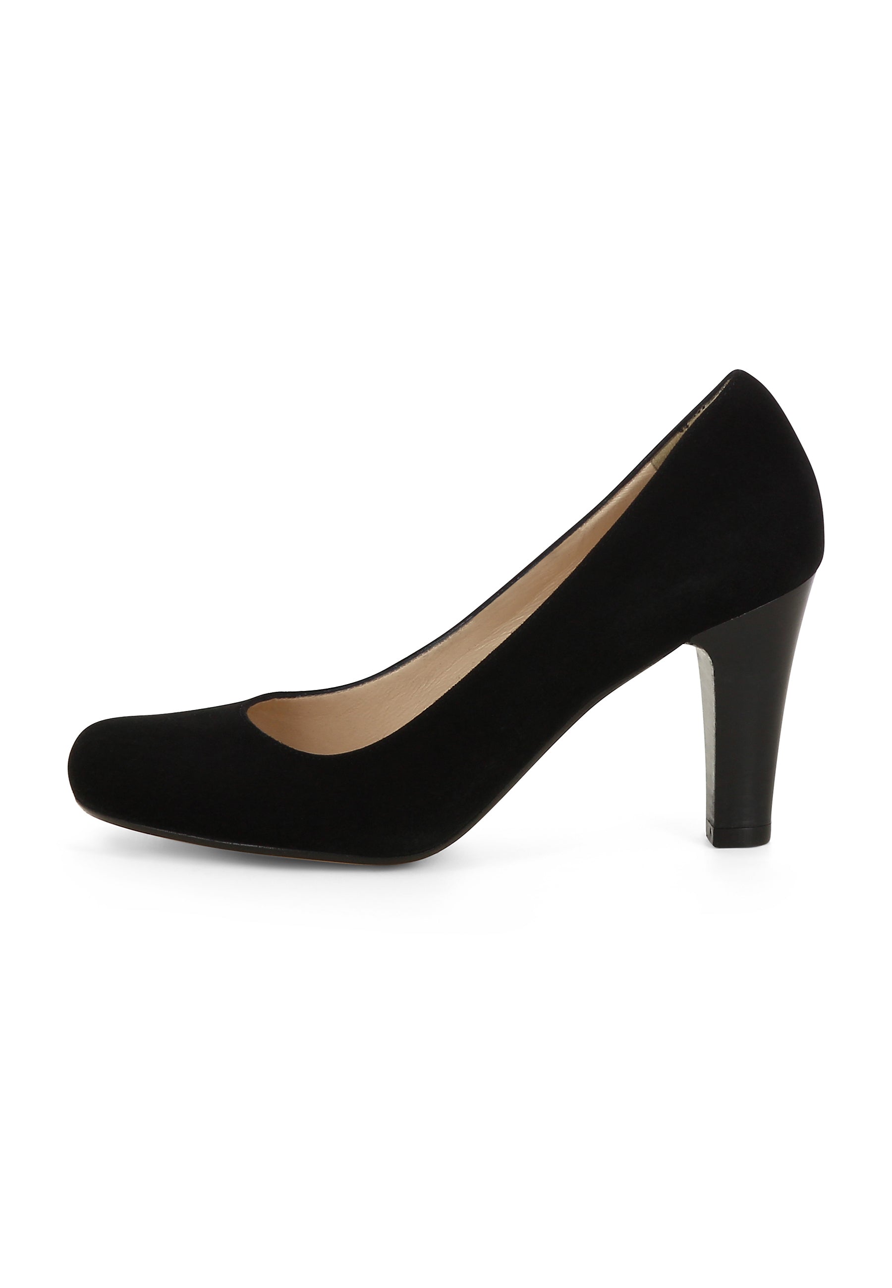 MARIA Damen Pumps  -  Rauleder Schwarz