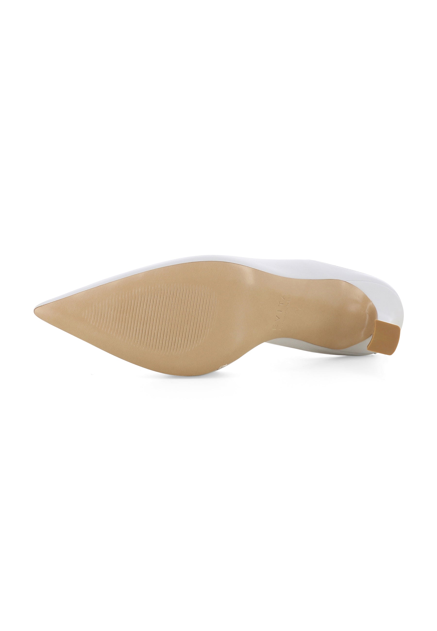 PENELOPE Damen Sling Pumps  -  Glattleder Hellgrau