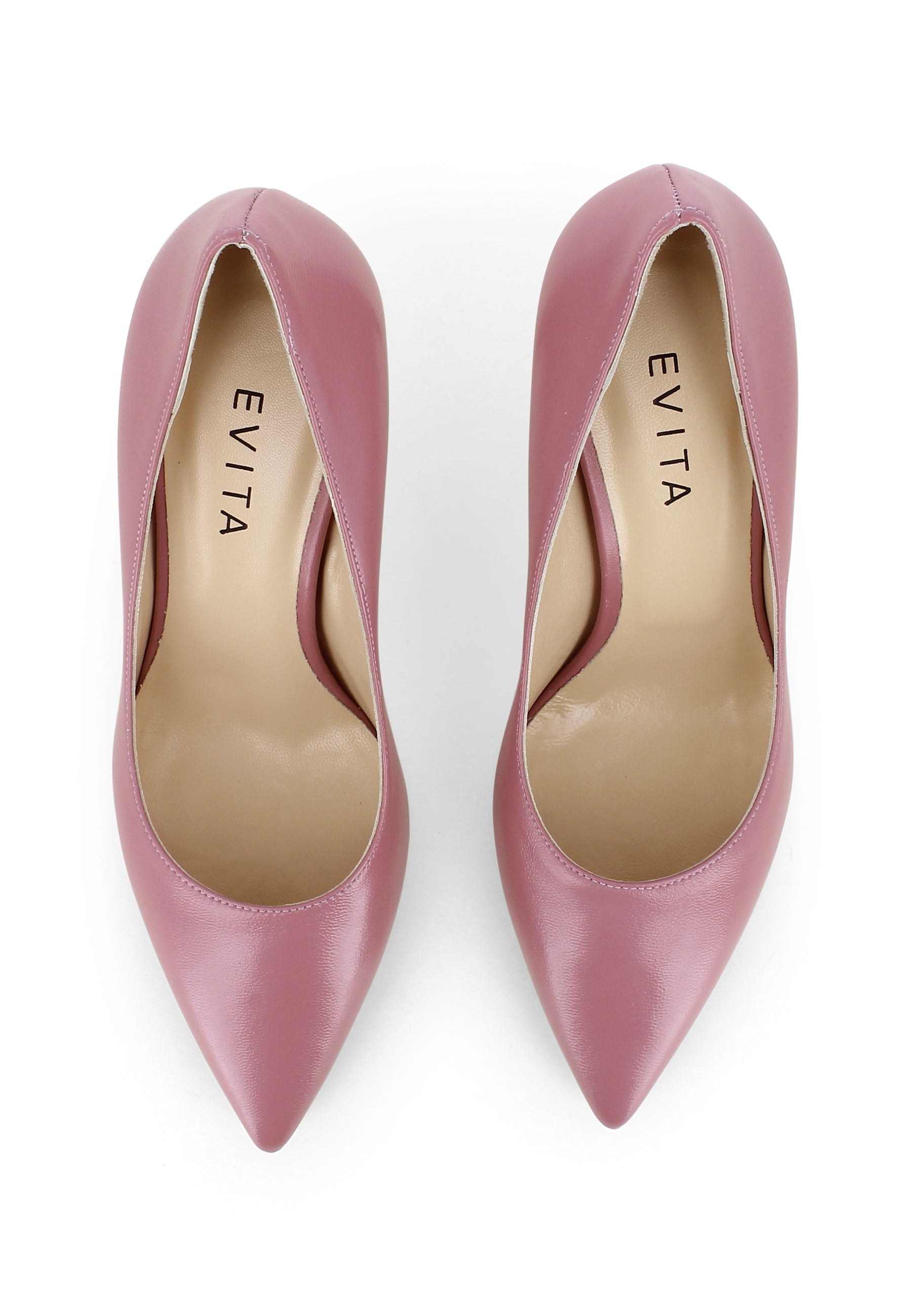 ARIA Damen Pumps  -  Glattleder Mauve