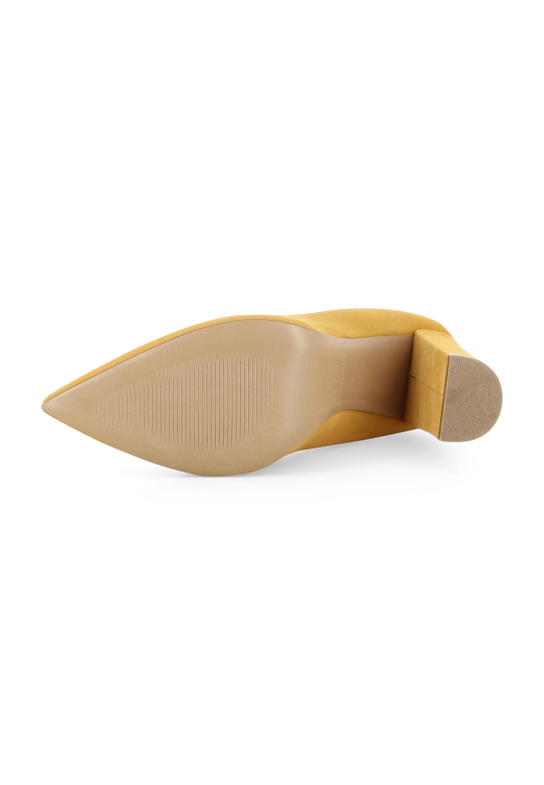 ALINA Damen Pumps  -  Rauleder Senf