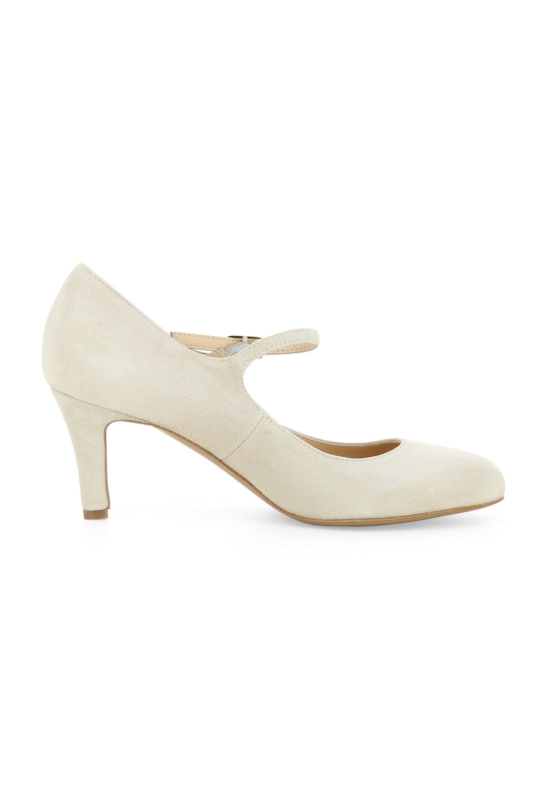 BIANCA Damen Pumps  -  Rauleder Beige