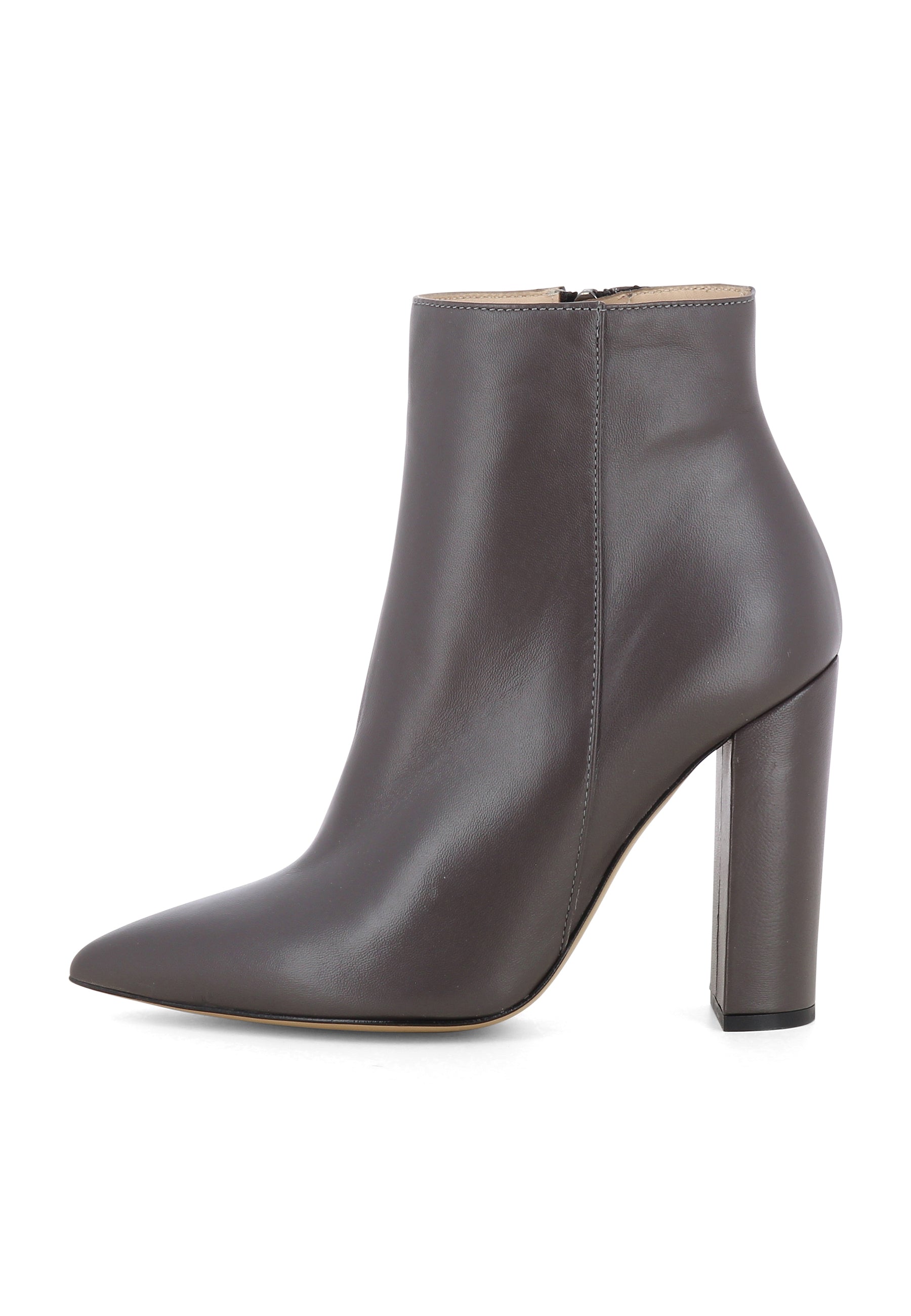 ALINA Damen Stiefelette  -  Glattleder Fango