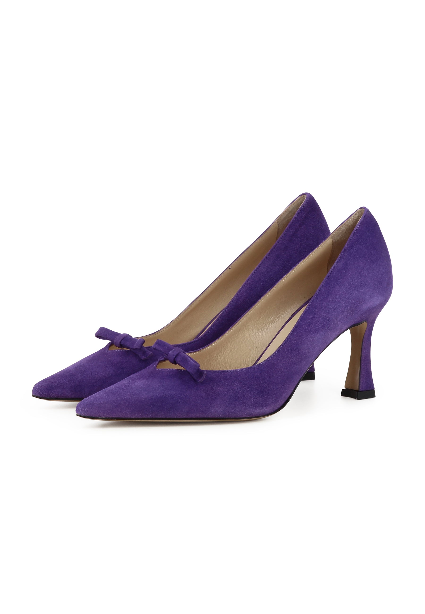 PENELOPE Damen Pumps  -  Rauleder Lila