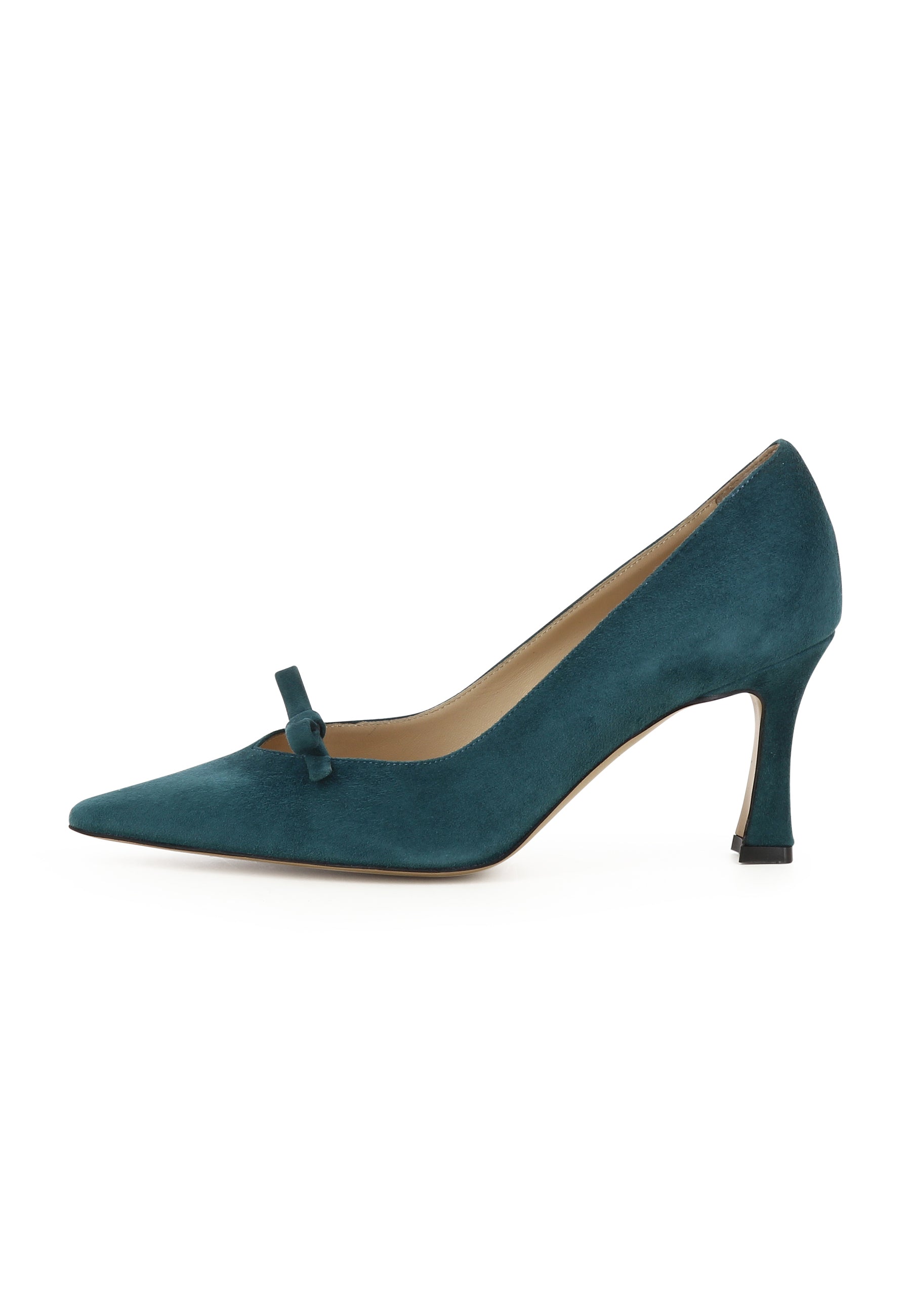 PENELOPE Damen Pumps  -  Rauleder Petrol