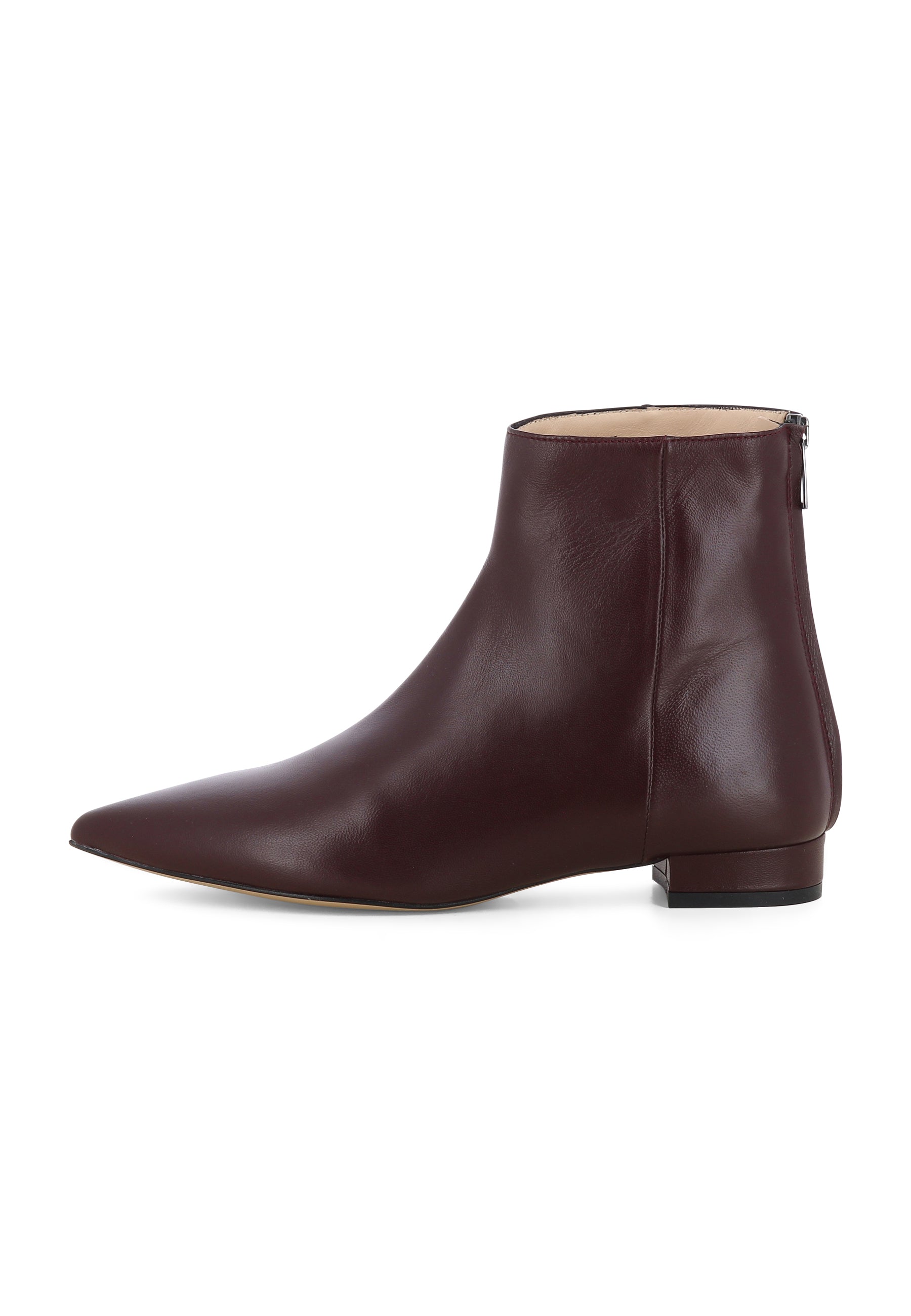 FRANCA Damen Stiefelette  -  Glattleder Bordeaux