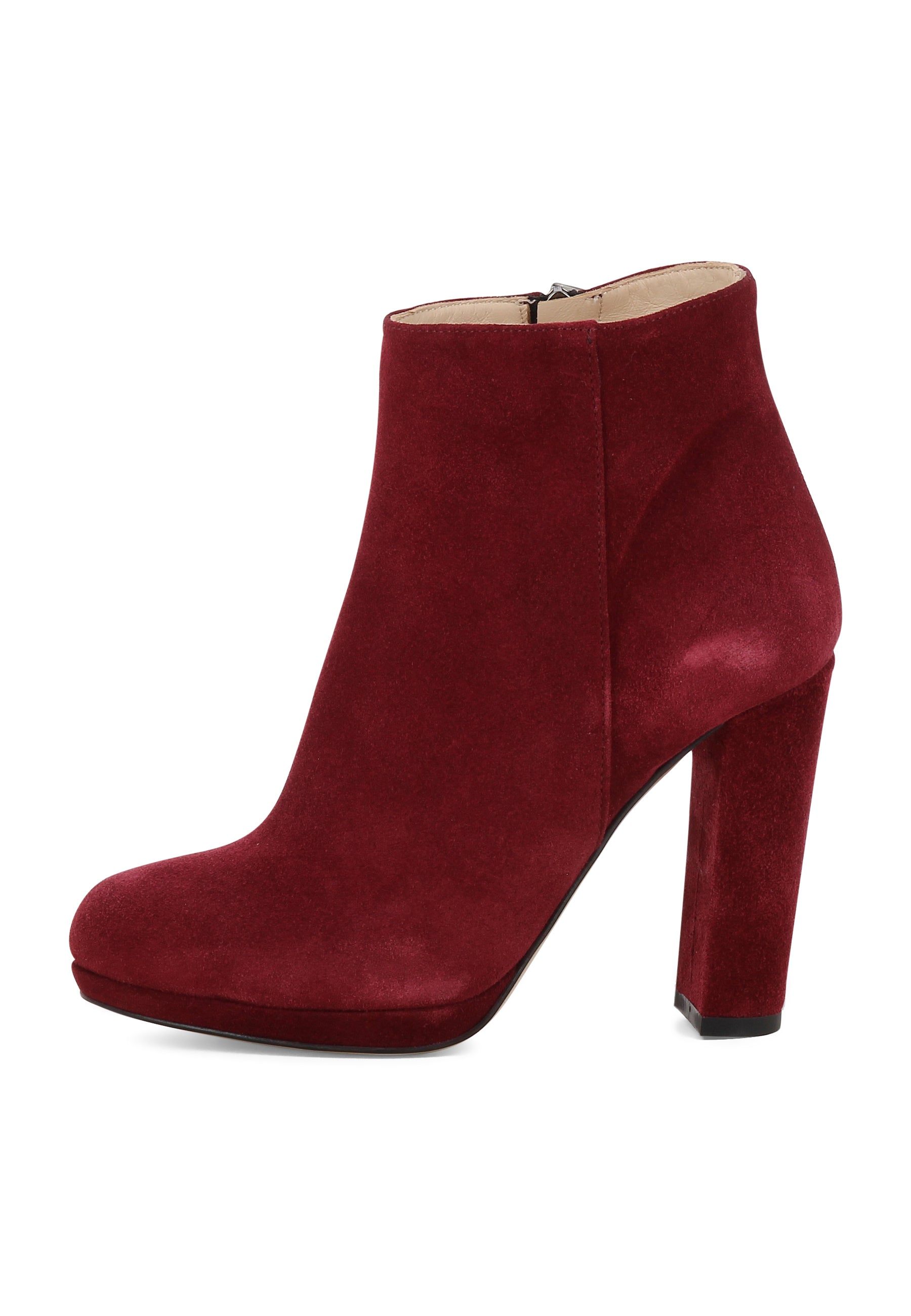 CRISTINA Damen Stiefelette  -  Rauleder Bordeaux
