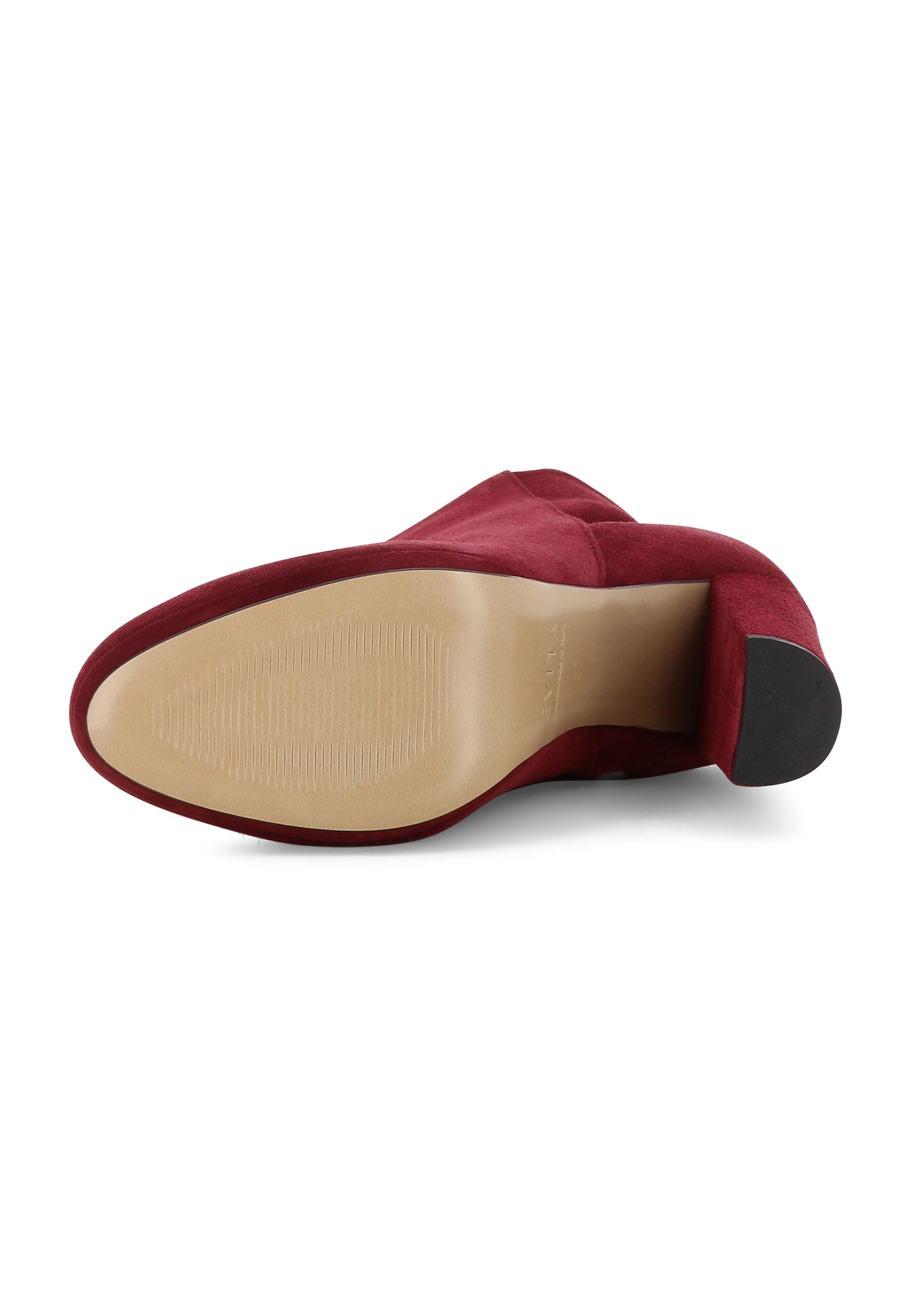 CRISTINA Damen Stiefelette  -  Rauleder Bordeaux
