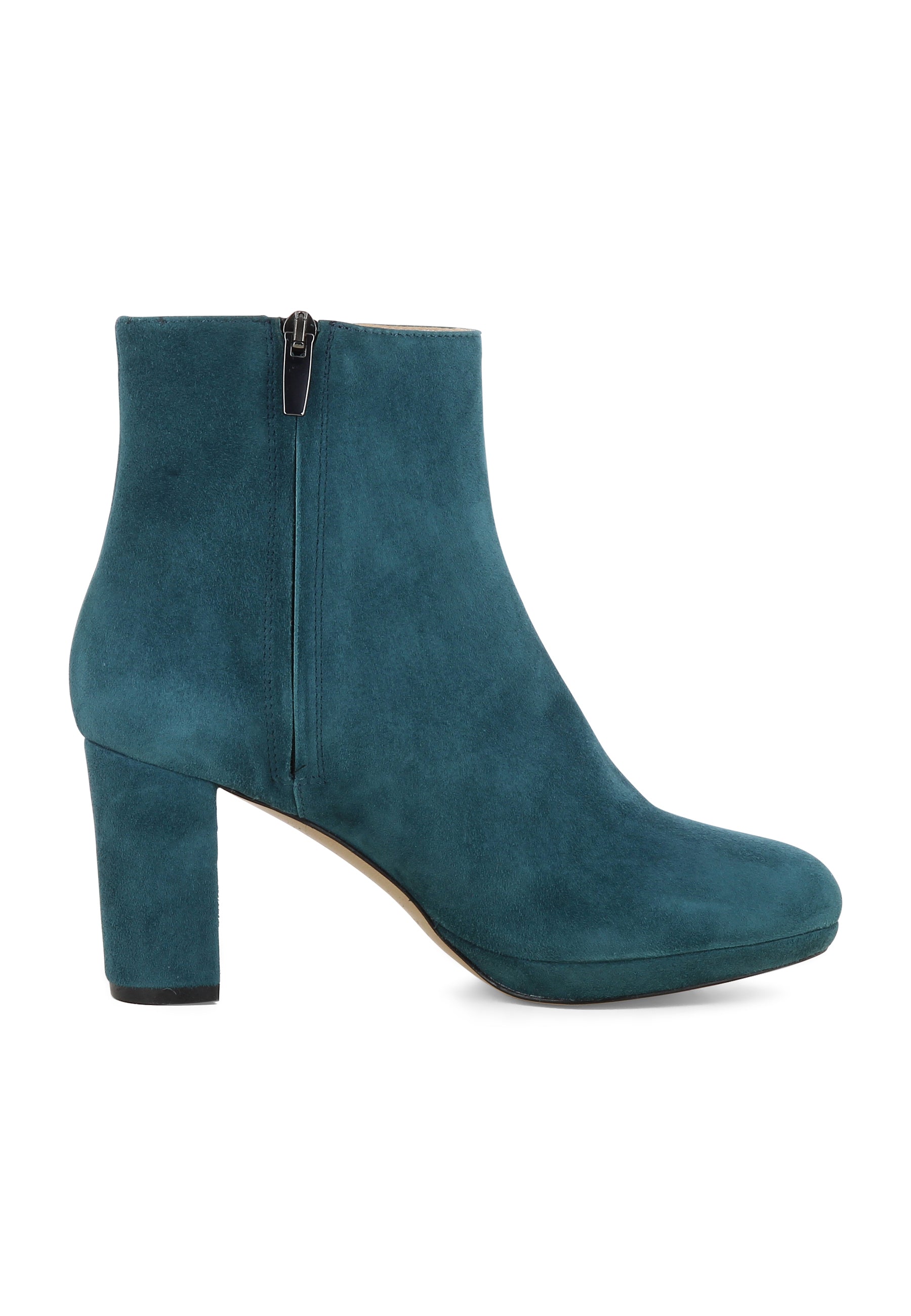 BIANCA Damen Stiefelette  -  Rauleder Petrol