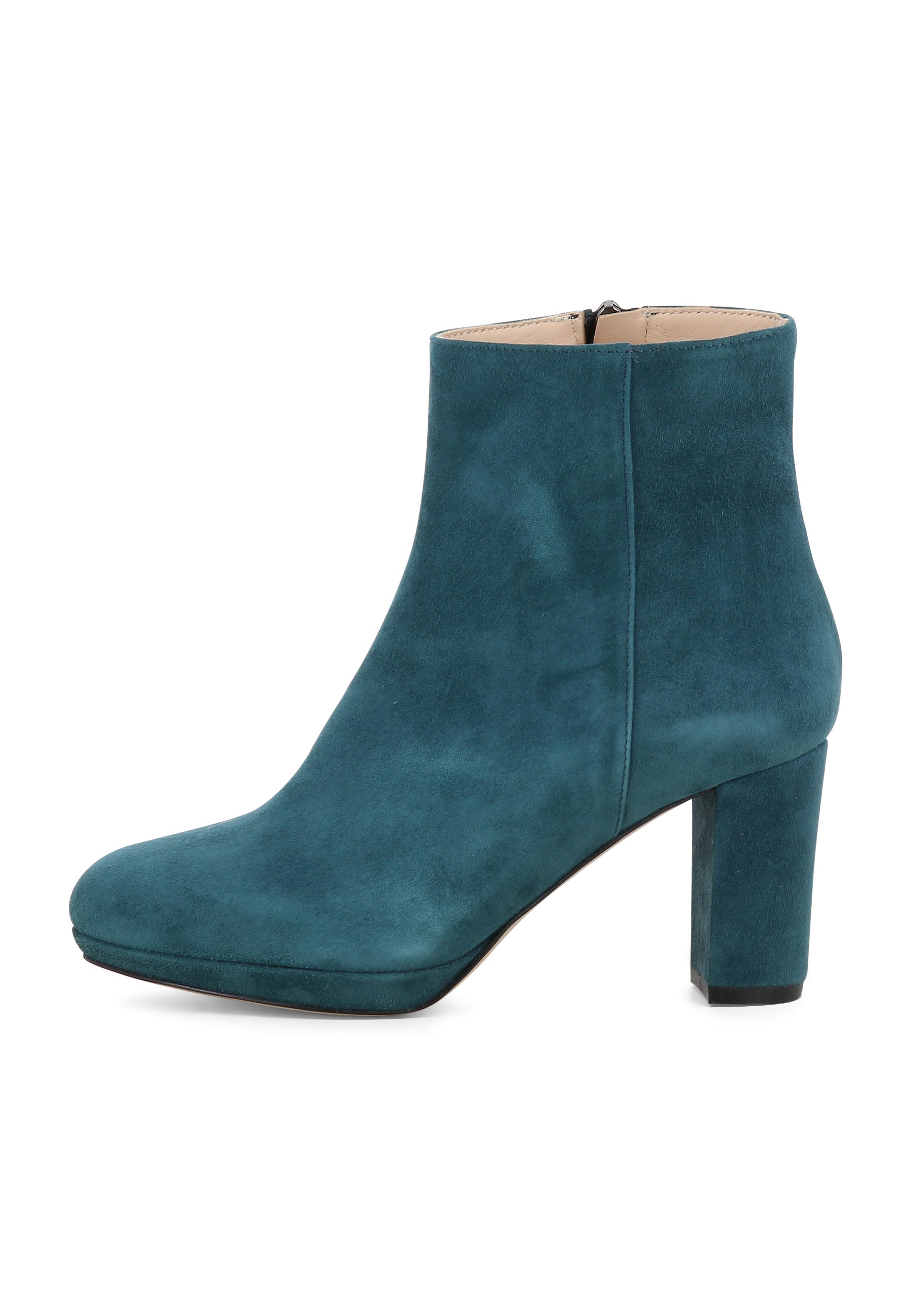 BIANCA Damen Stiefelette  -  Rauleder Petrol