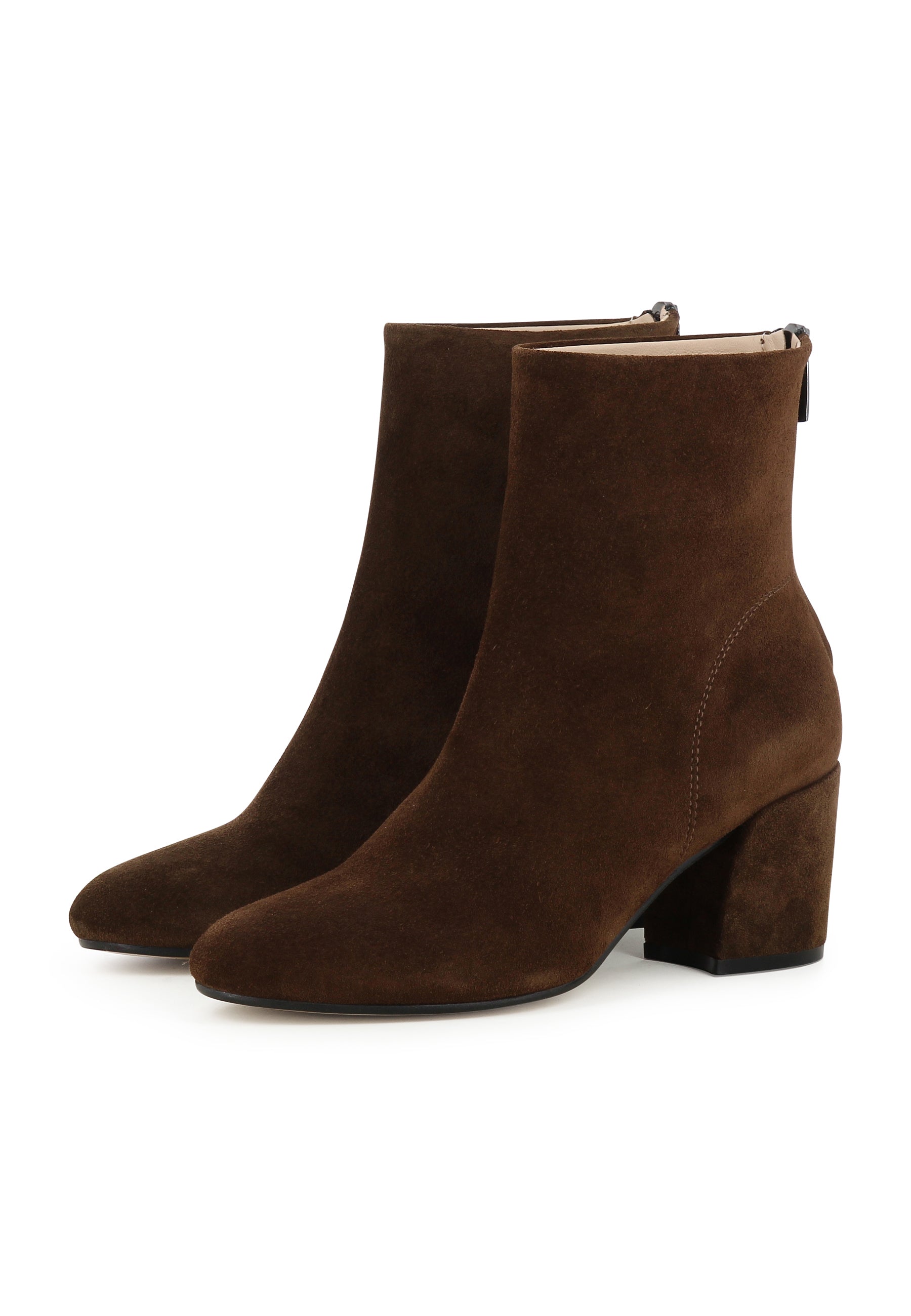JENNY Damen Stiefelette  -  Rauleder Dunkelbraun