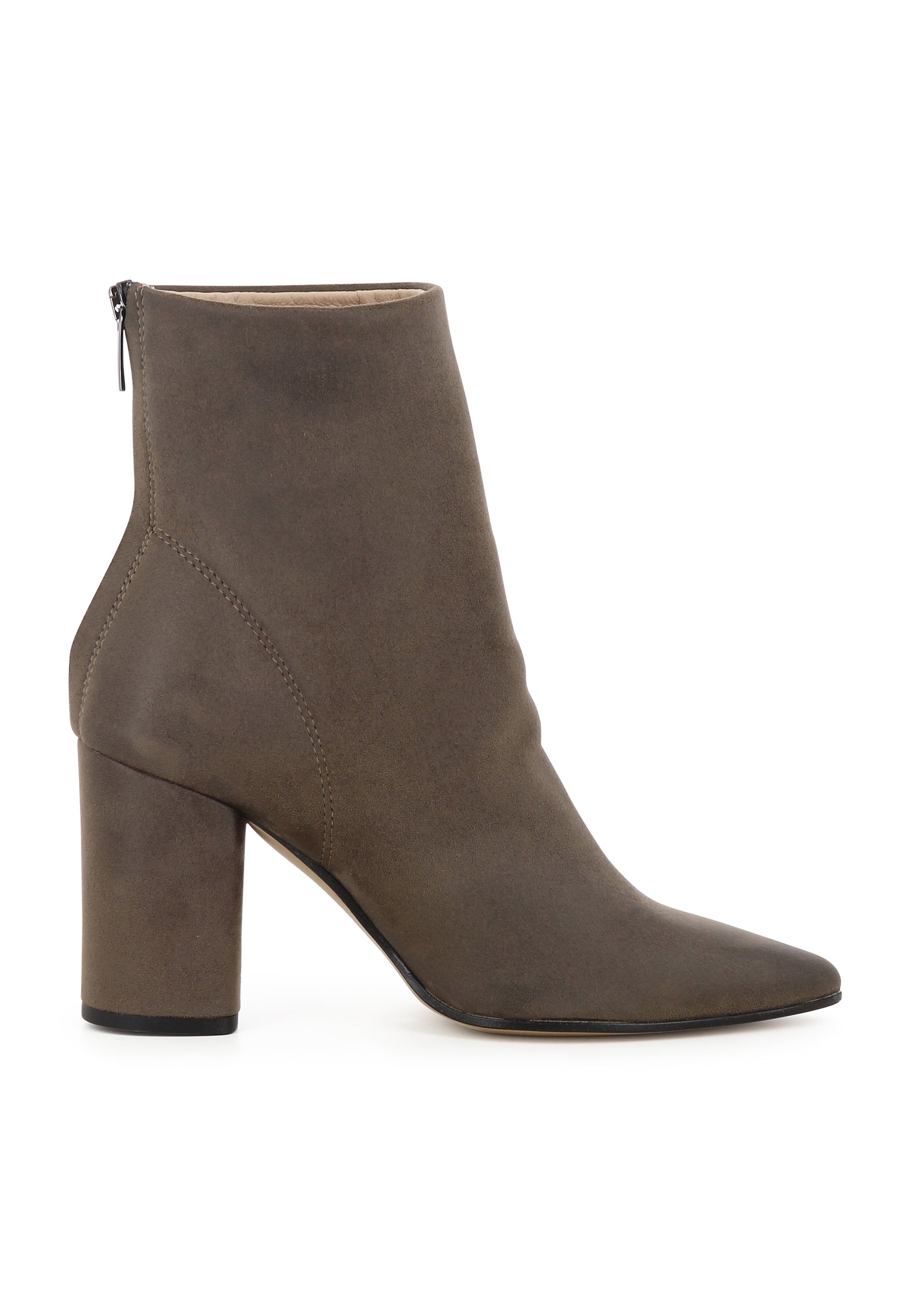 IDA Damen Stiefelette  -  Nubukleder Taupe