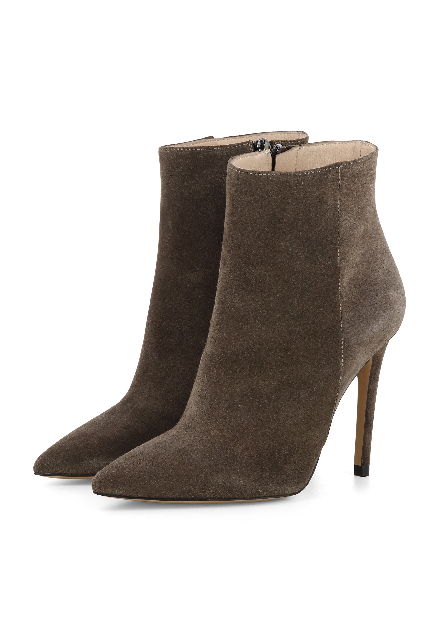 ALINA Damen Stiefelette  -  Rauleder Fango