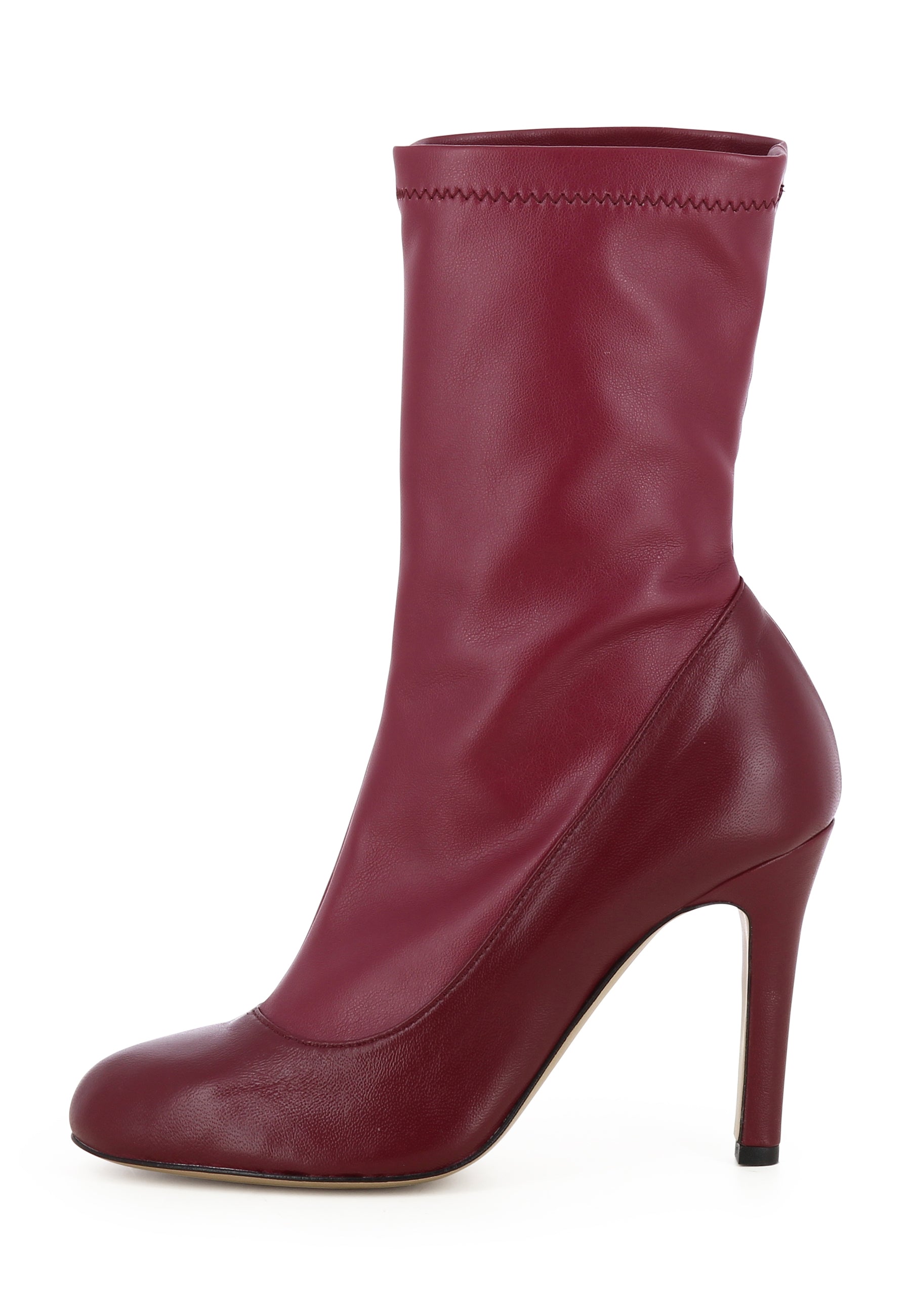 CRISTINA Damen Stiefelette  -  Glattleder Bordeaux