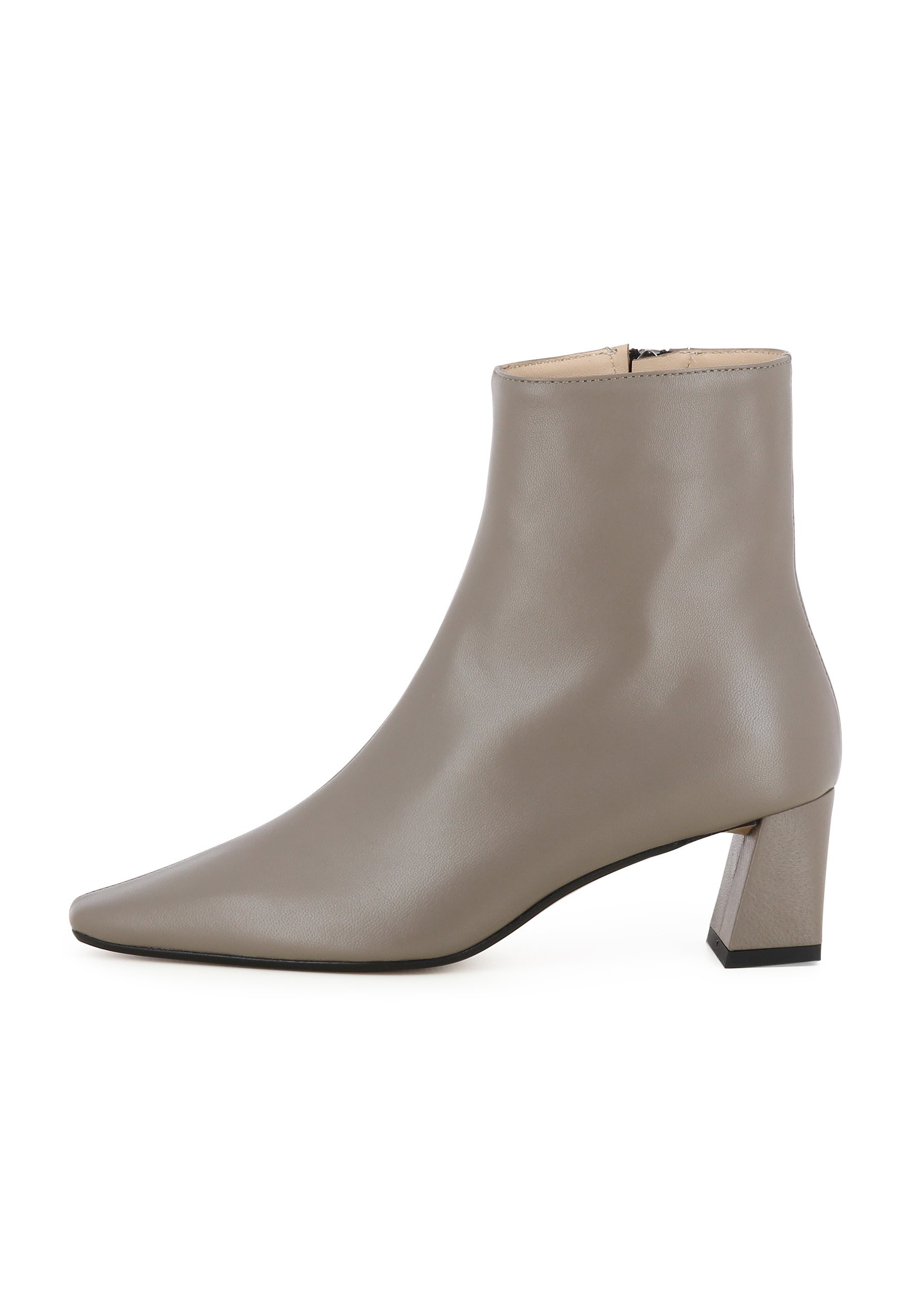 VANESSA Damen Stiefelette  -  Glattleder Taupe