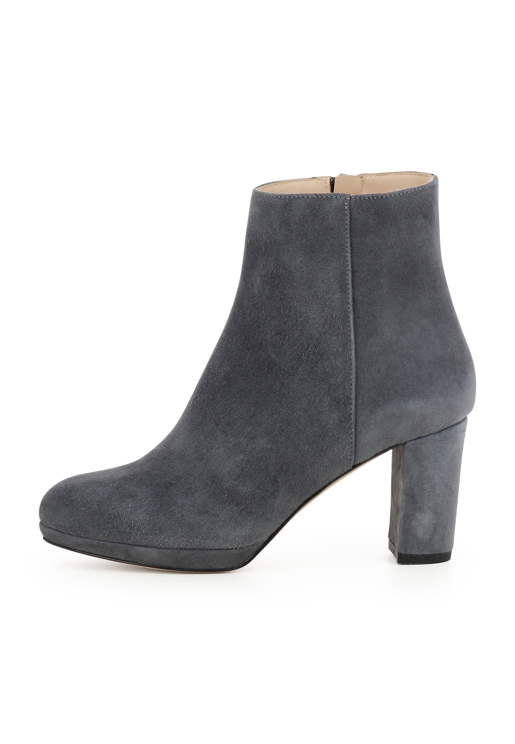 BIANCA Damen Stiefelette  -  Rauleder Grau