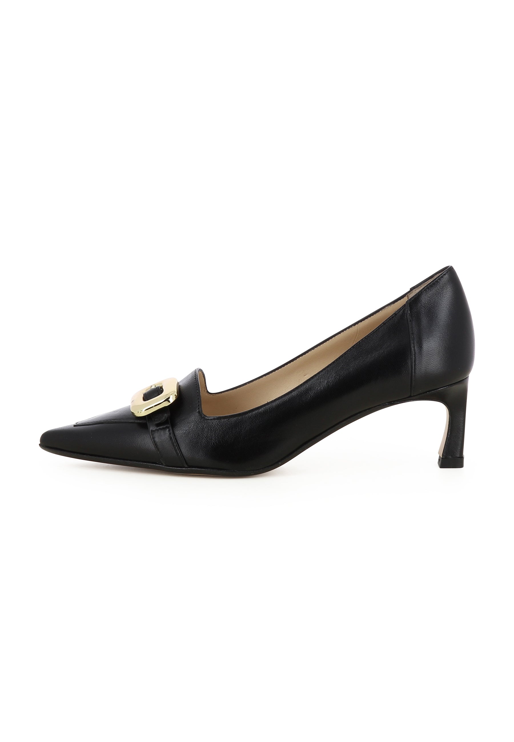 PERLA Damen Pumps  -  Glattleder Schwarz