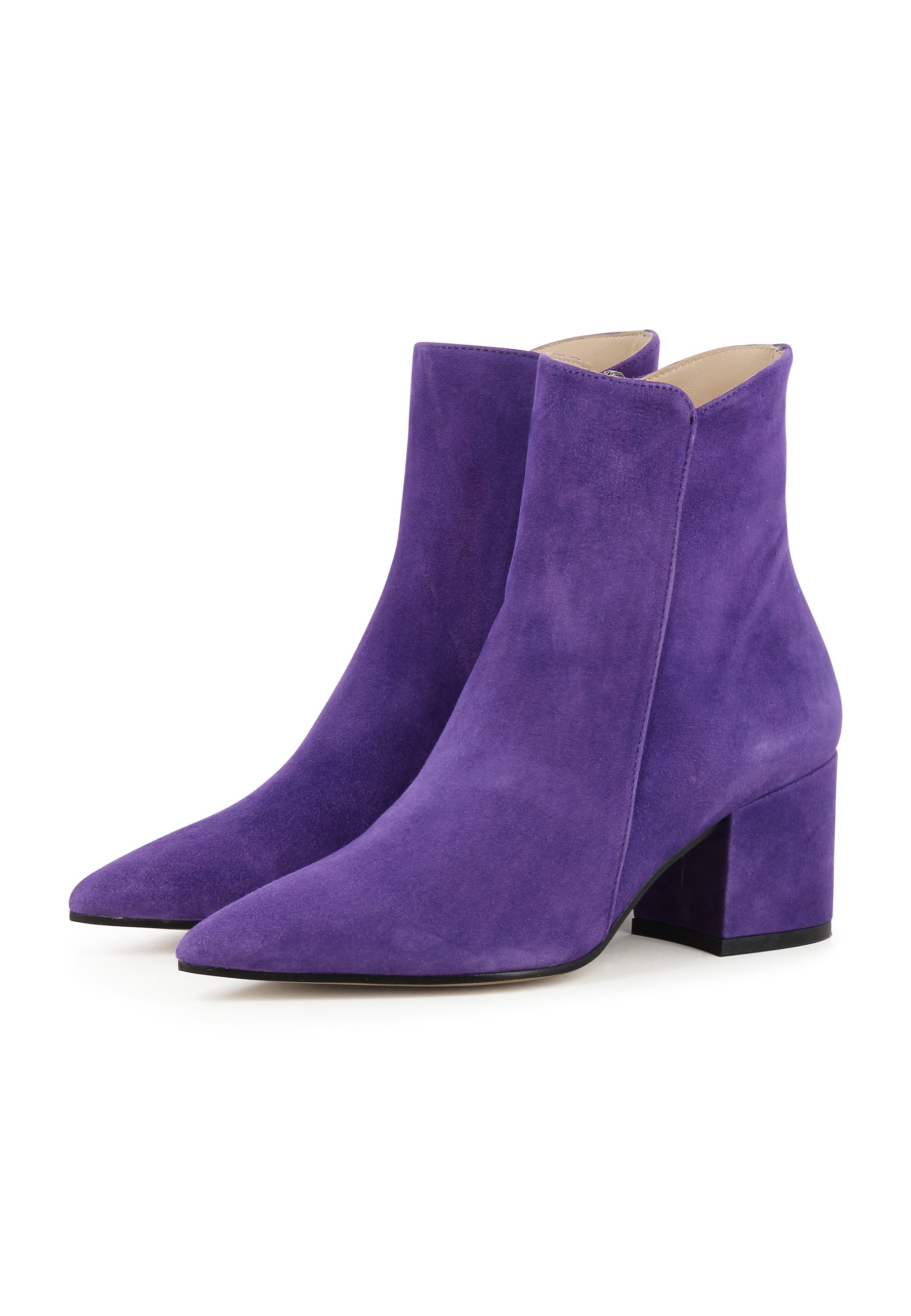 DARIANA Damen Stiefelette  -  Rauleder Lila