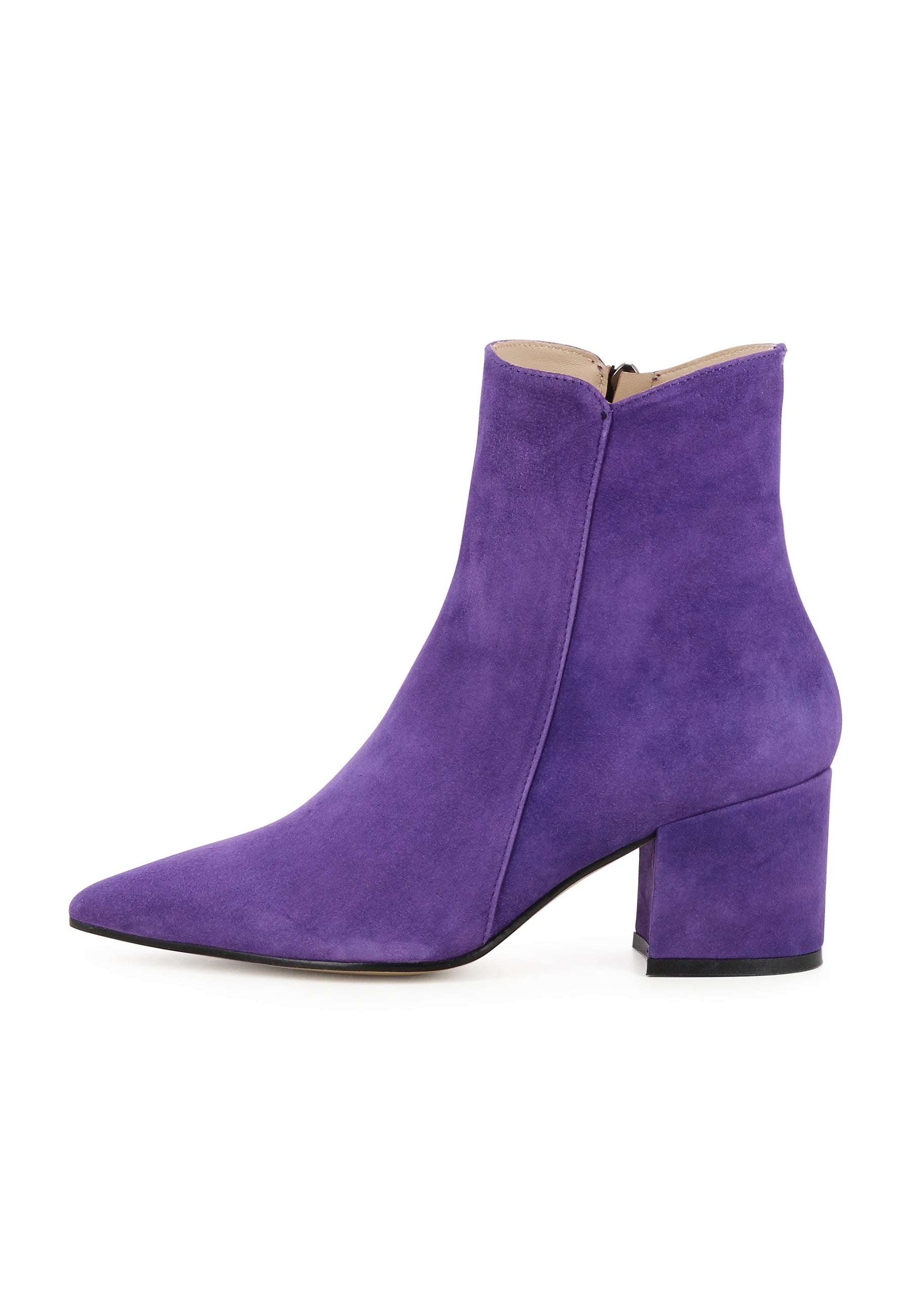 DARIANA Damen Stiefelette  -  Rauleder Lila