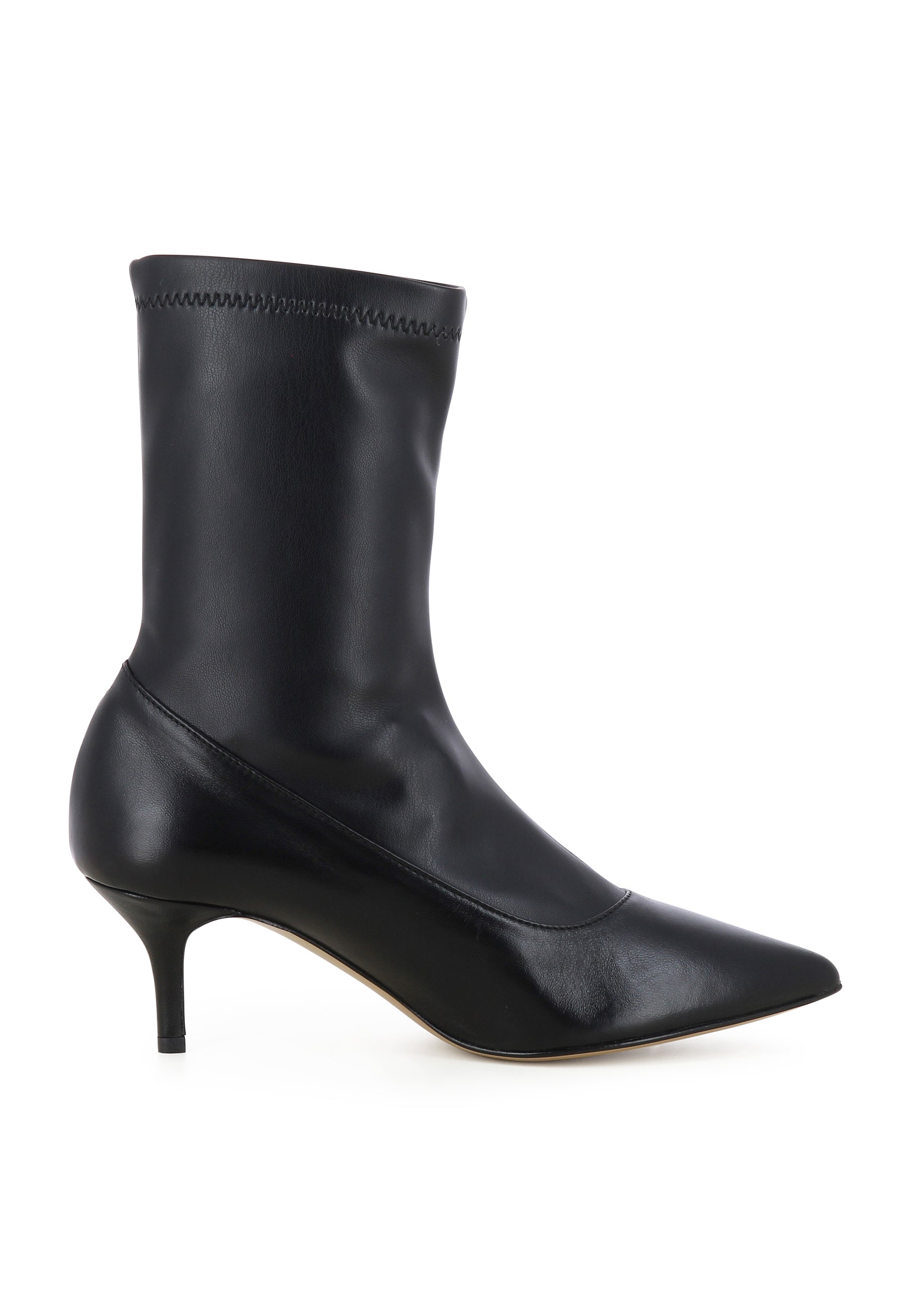 GIULIA women's ankle boots - smooth leather black