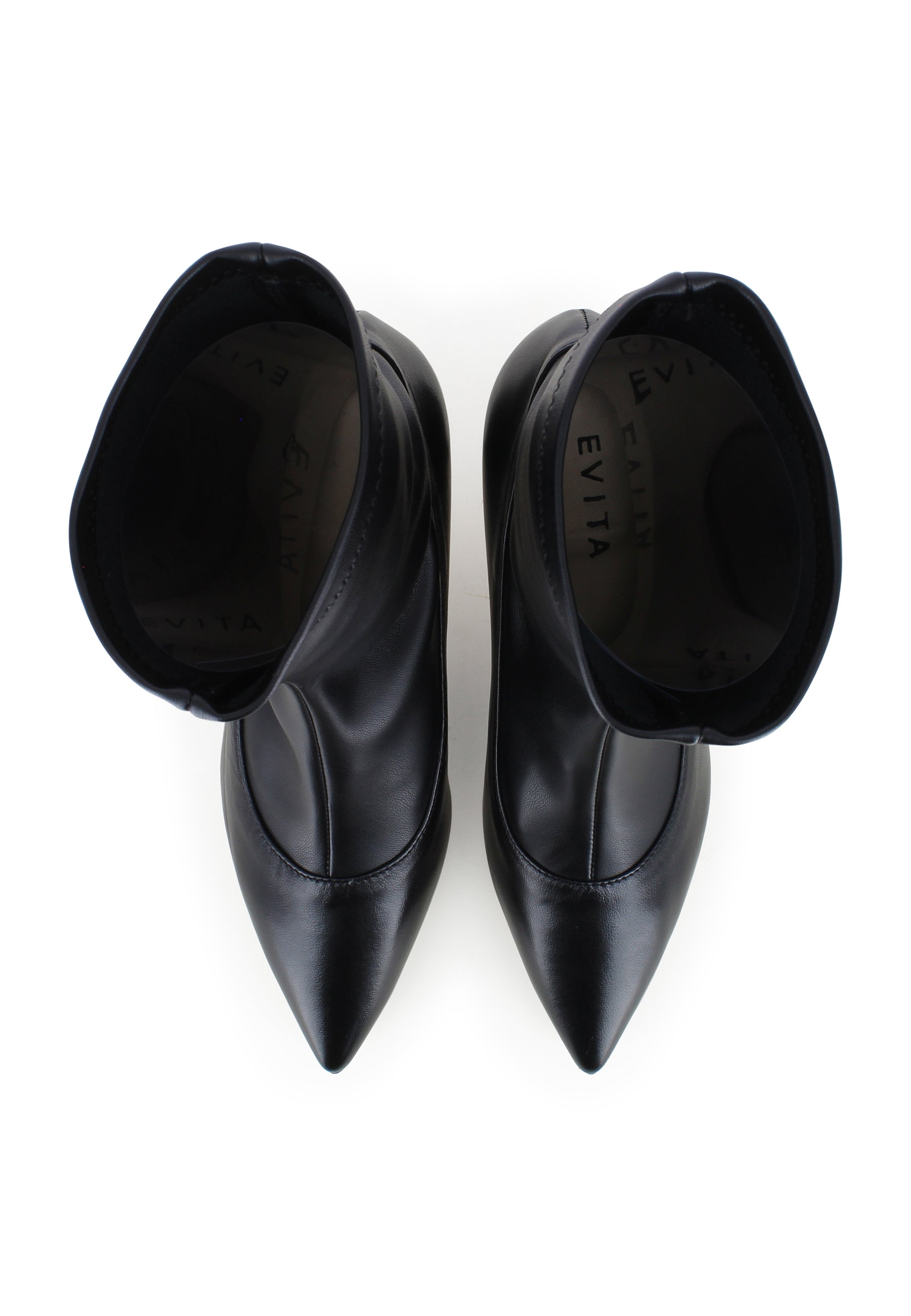 GIULIA women's ankle boots - smooth leather black
